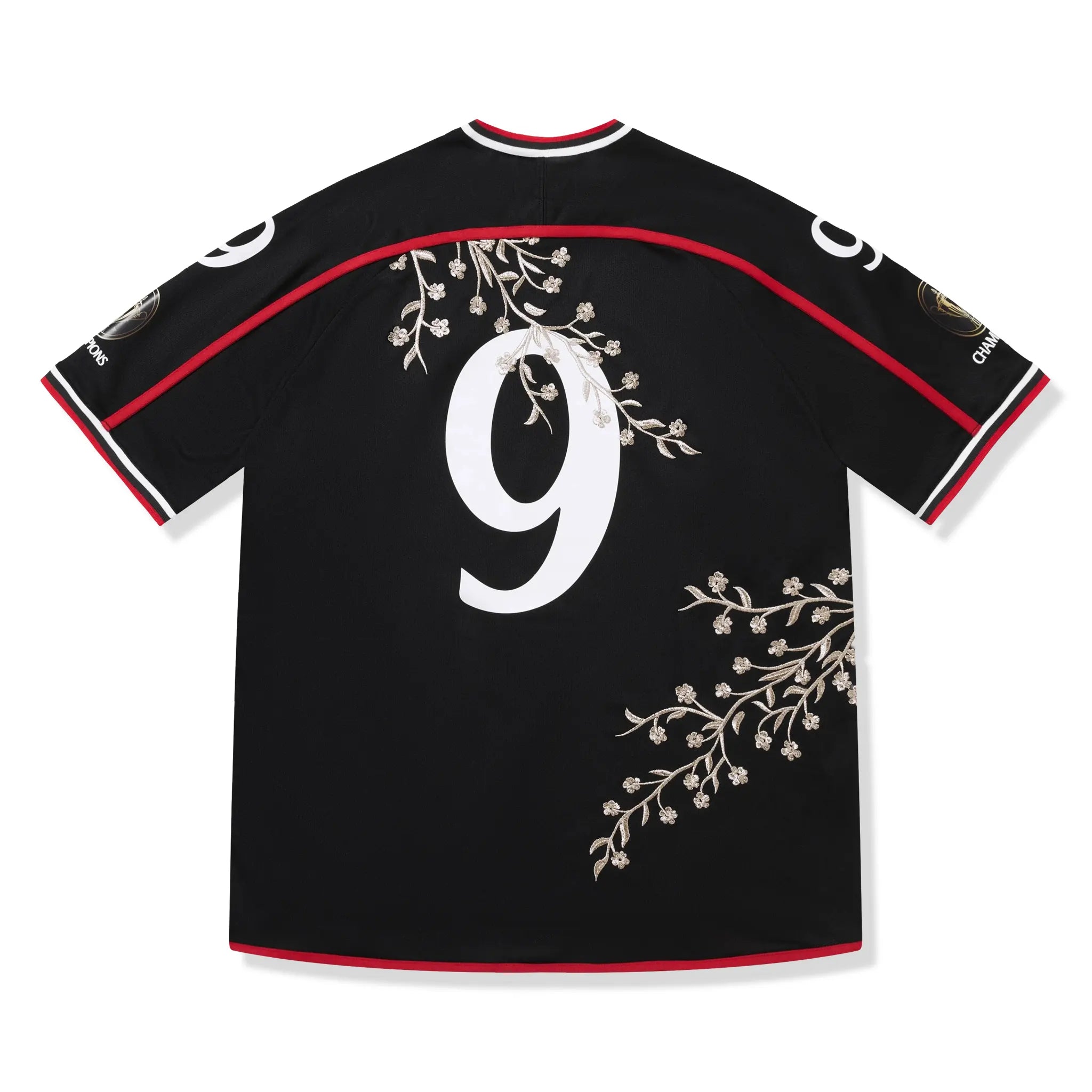Supreme Floral Black Soccer Jersey (FW25) - view 2