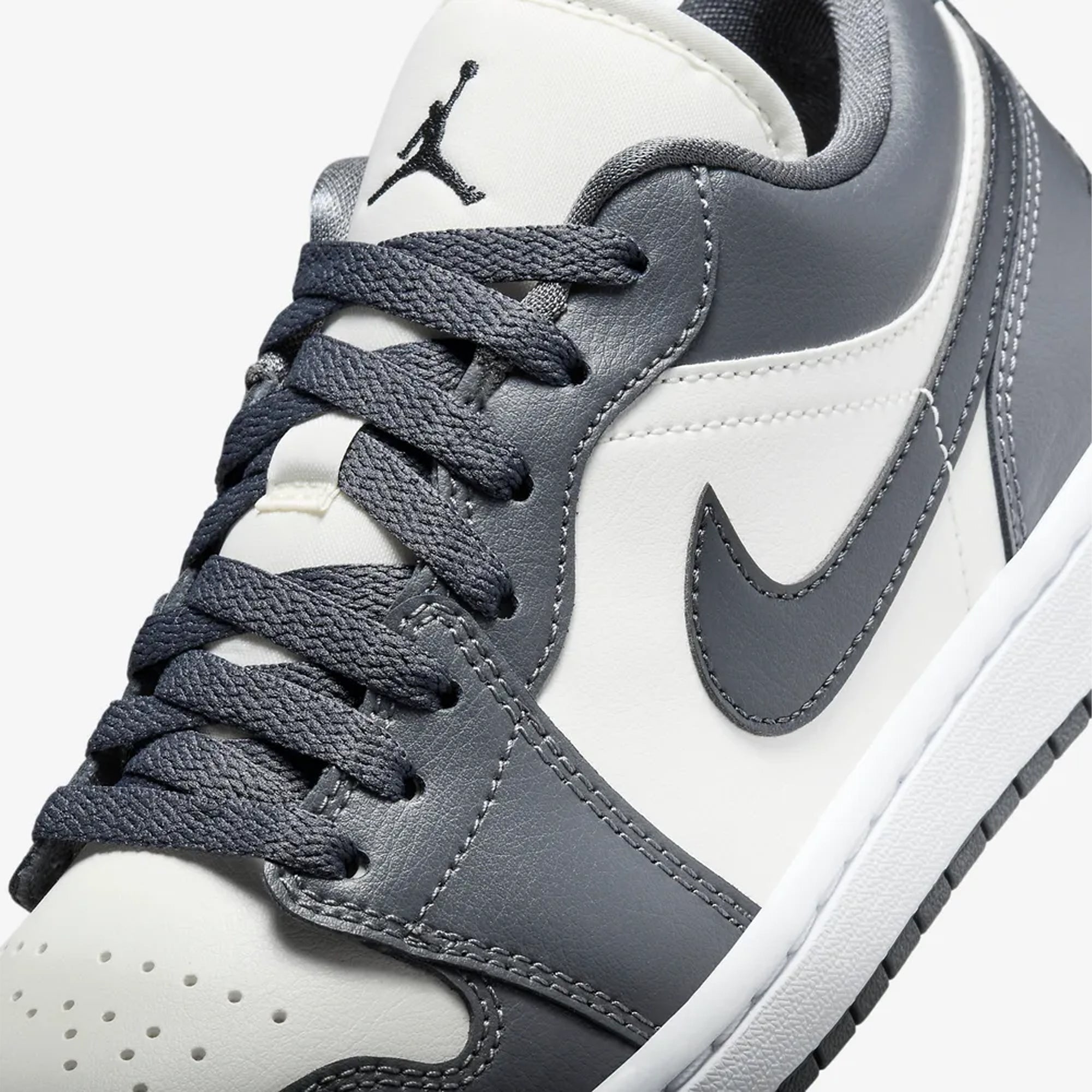 Jordan | AIR JORDAN 1 LOW { SAIL/OFF NOIR-DARK GREY-WHITE - view 4