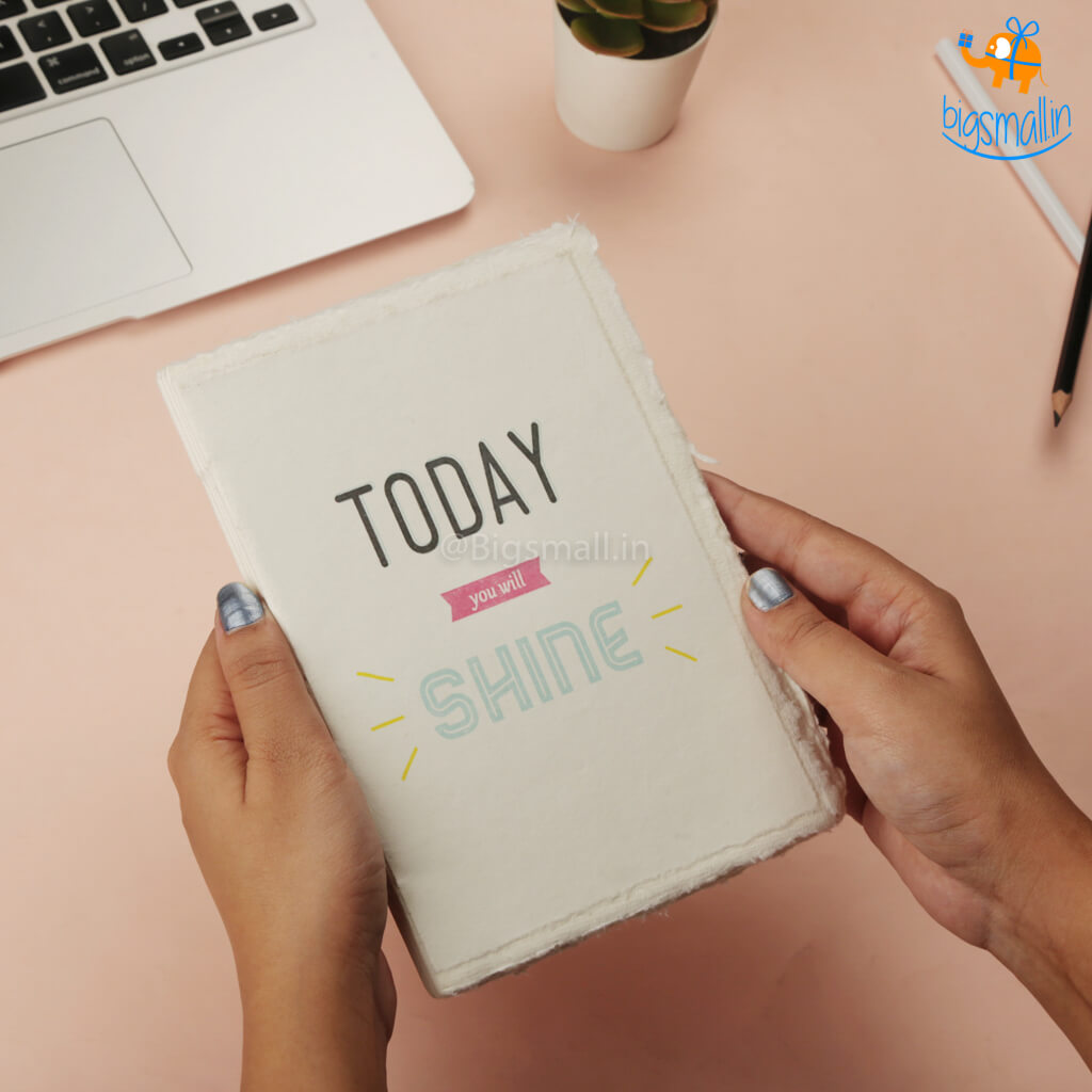 Ascetic Today You Will Shine Journal - view 2