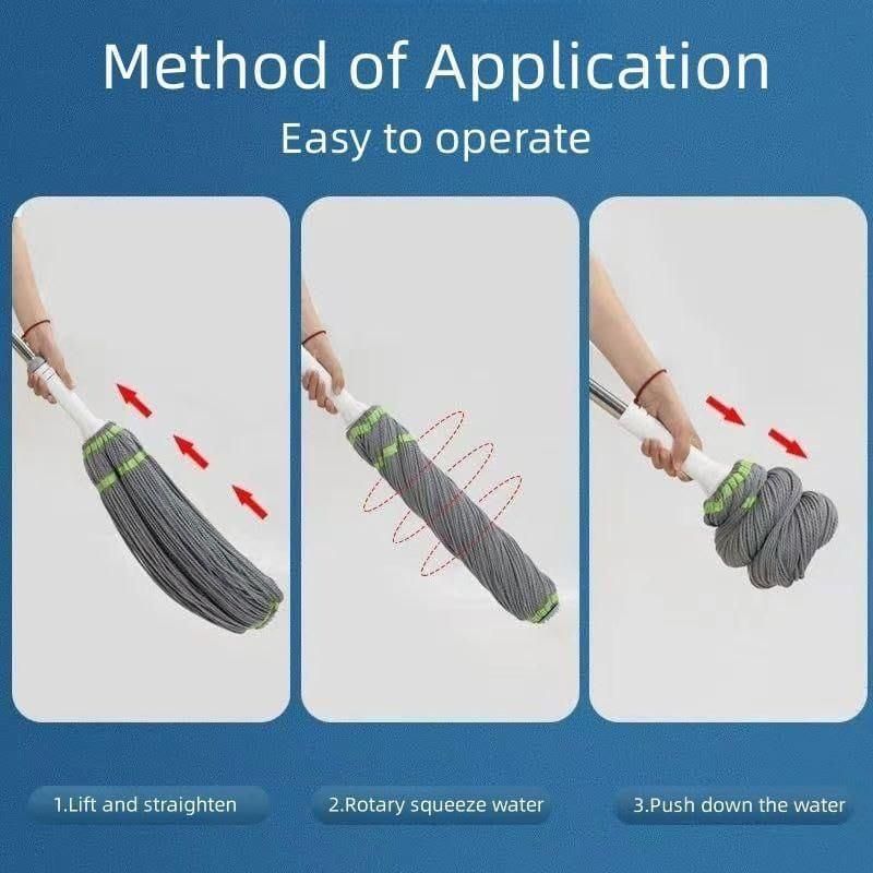 702f46 Easy Squeeze Twist Mop for Floor Cleaning - view 4