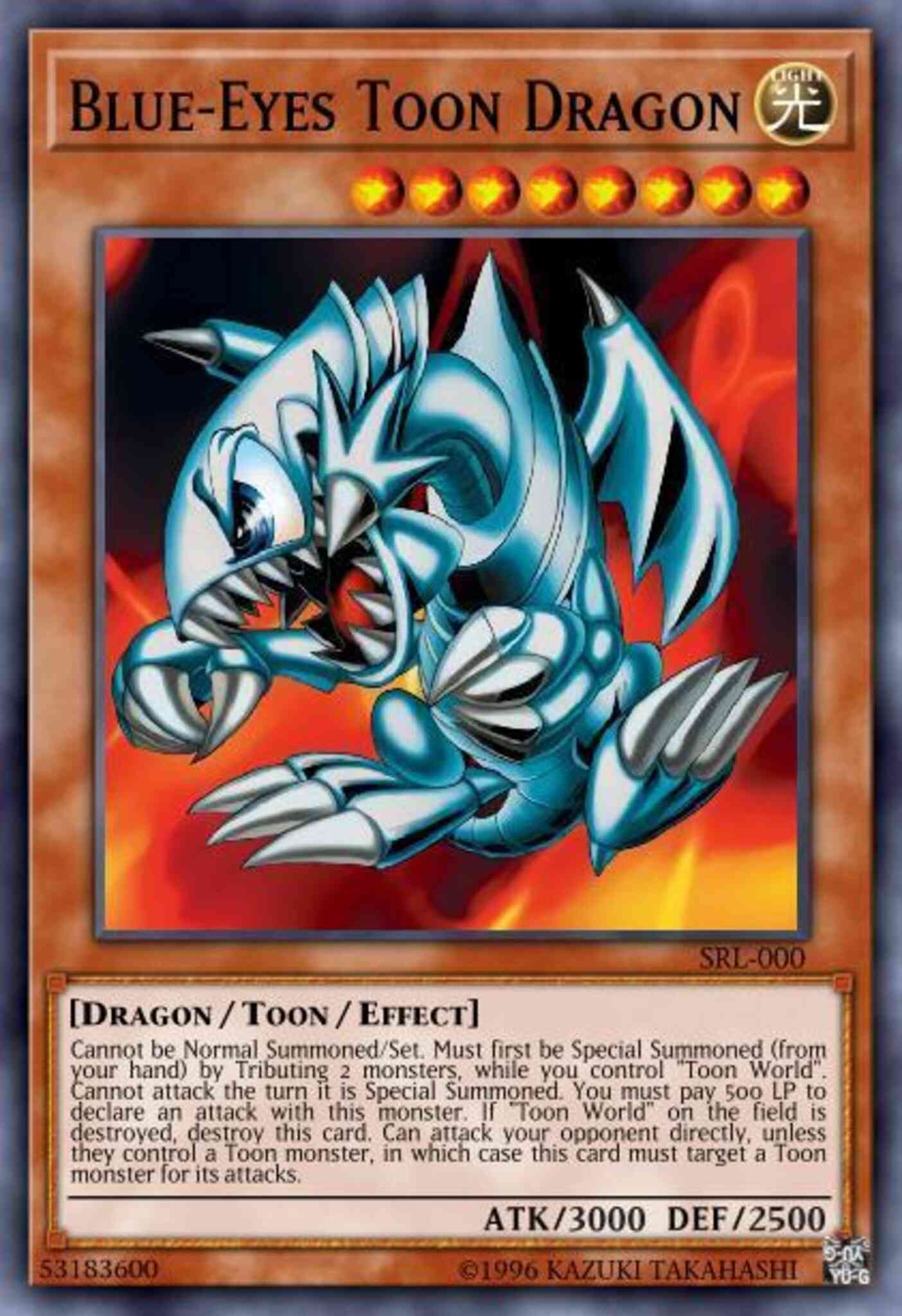 Yu-Gi-Oh! Blue-Eyes Toon Dragon - DLG1-EN051 - Common - Unlimited