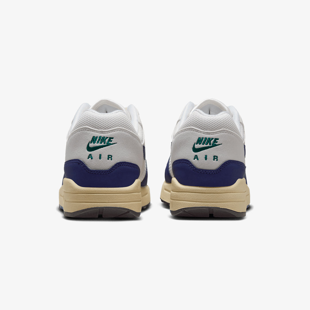 Nike | AIR MAX 1 { SAIL/DEEP ROYAL BLUE-LT OREWOOD BRN - view 2