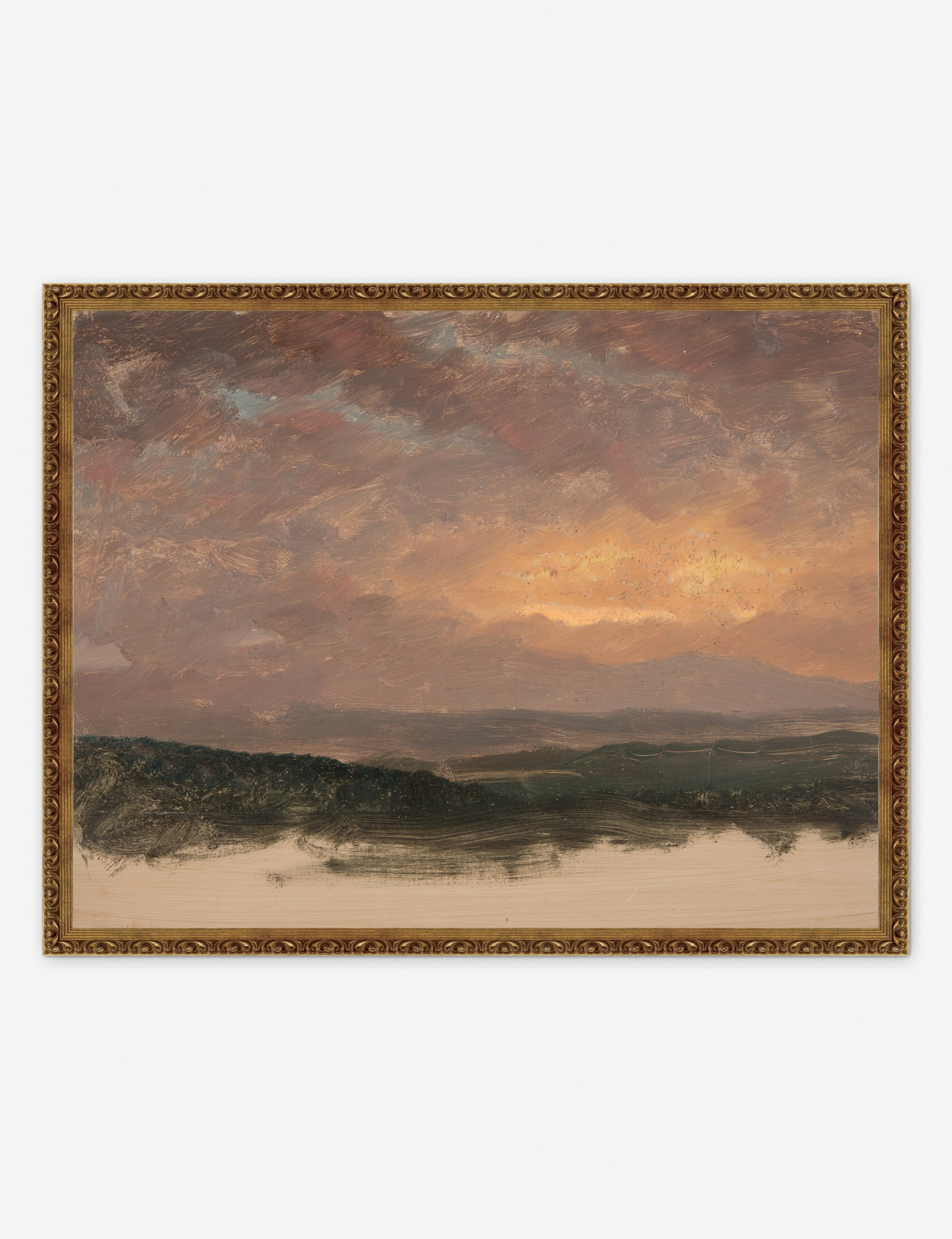 Lulu and Georgia Sunset over the Catskills Print - view 2