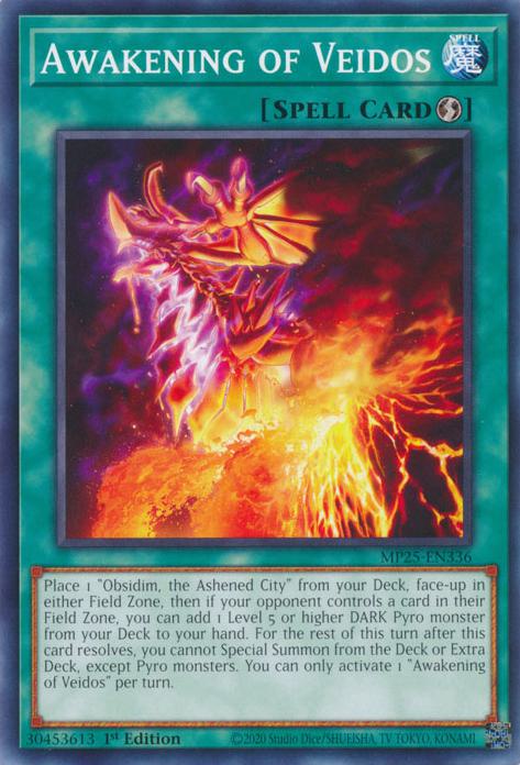 Yu-Gi-Oh! Awakening of Veidos - MP25-EN336 - Common - 1st Edition