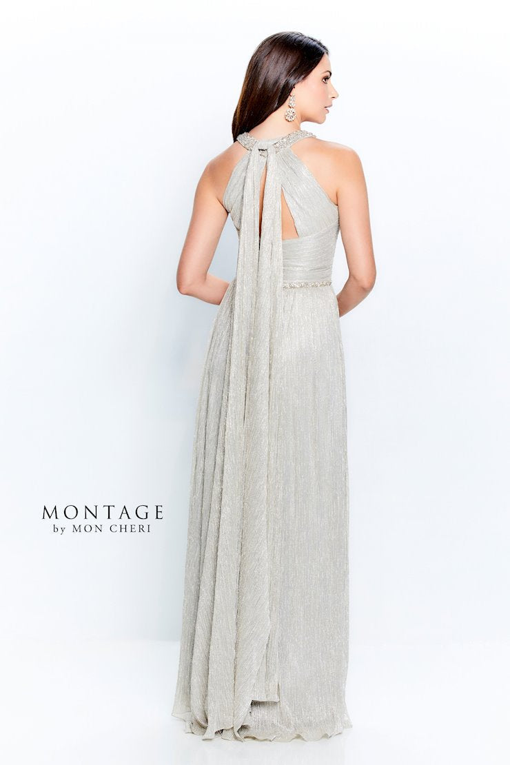 Montage 120901 A Line Evening Gown Beaded Formal Dress - view 2