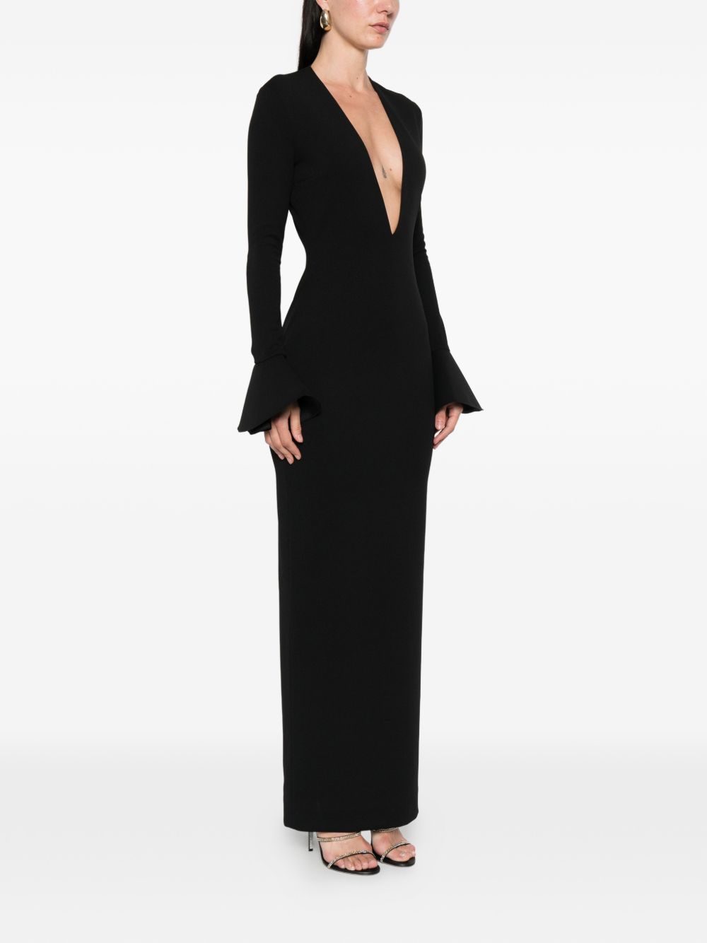 Solace London Hutton maxi dress – Outer: Polyester 95% - view 4