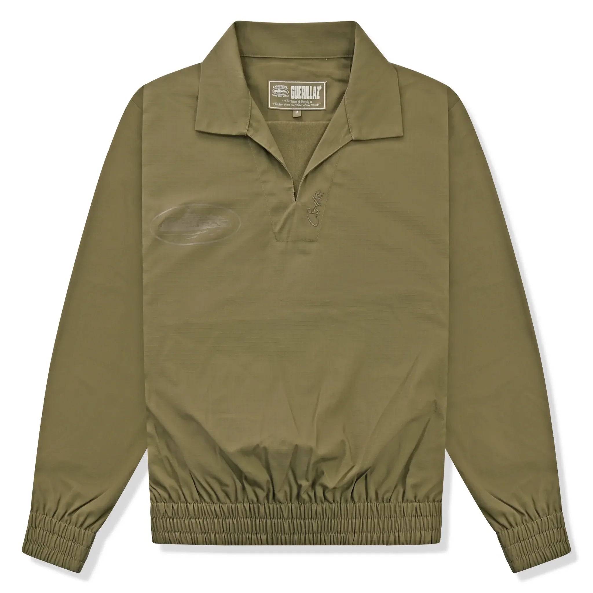 Corteiz Guerillaz Khaki Drilltop – Green