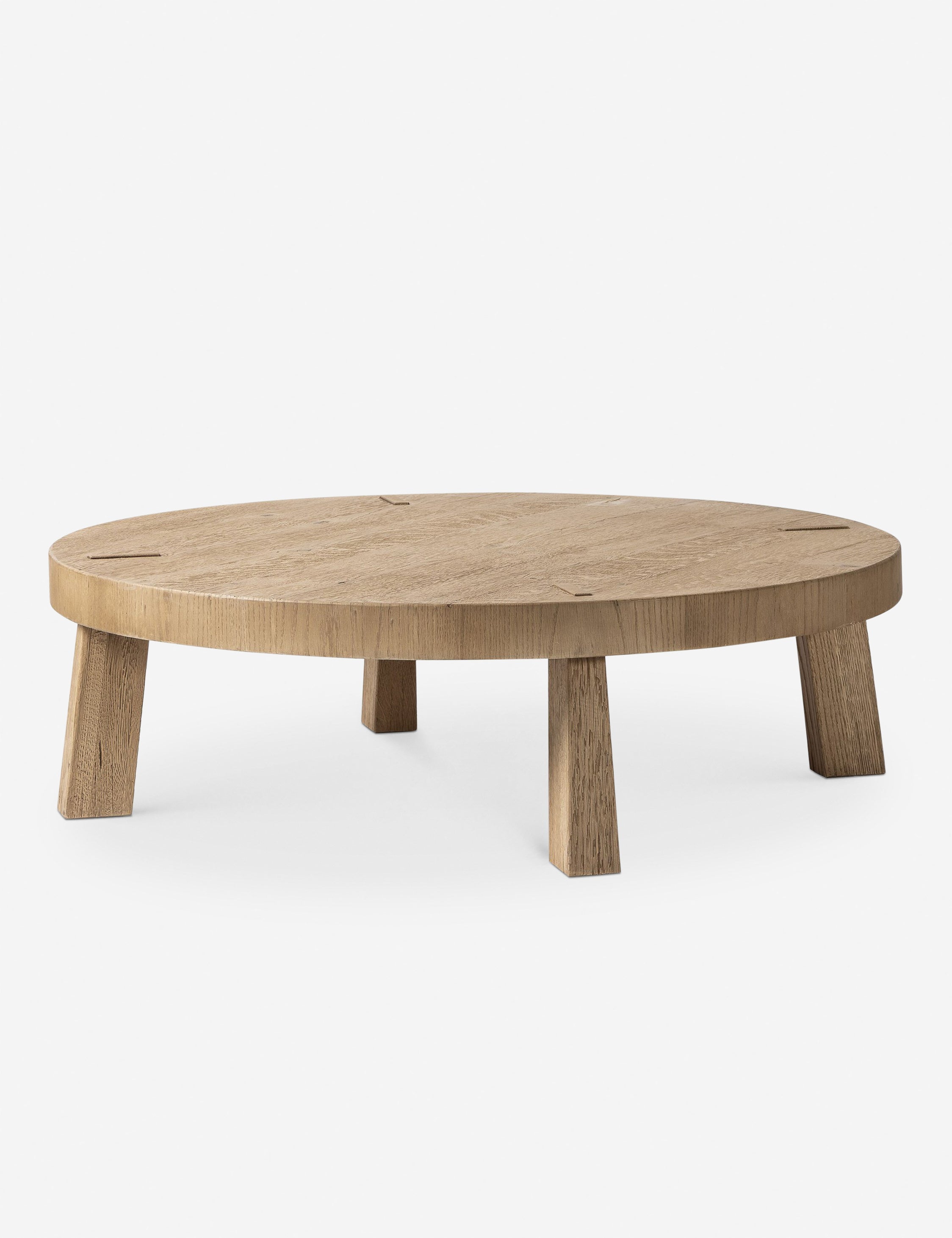 Lulu and Georgia Sadira Round Coffee Table by Amber Lewis x Four Hands