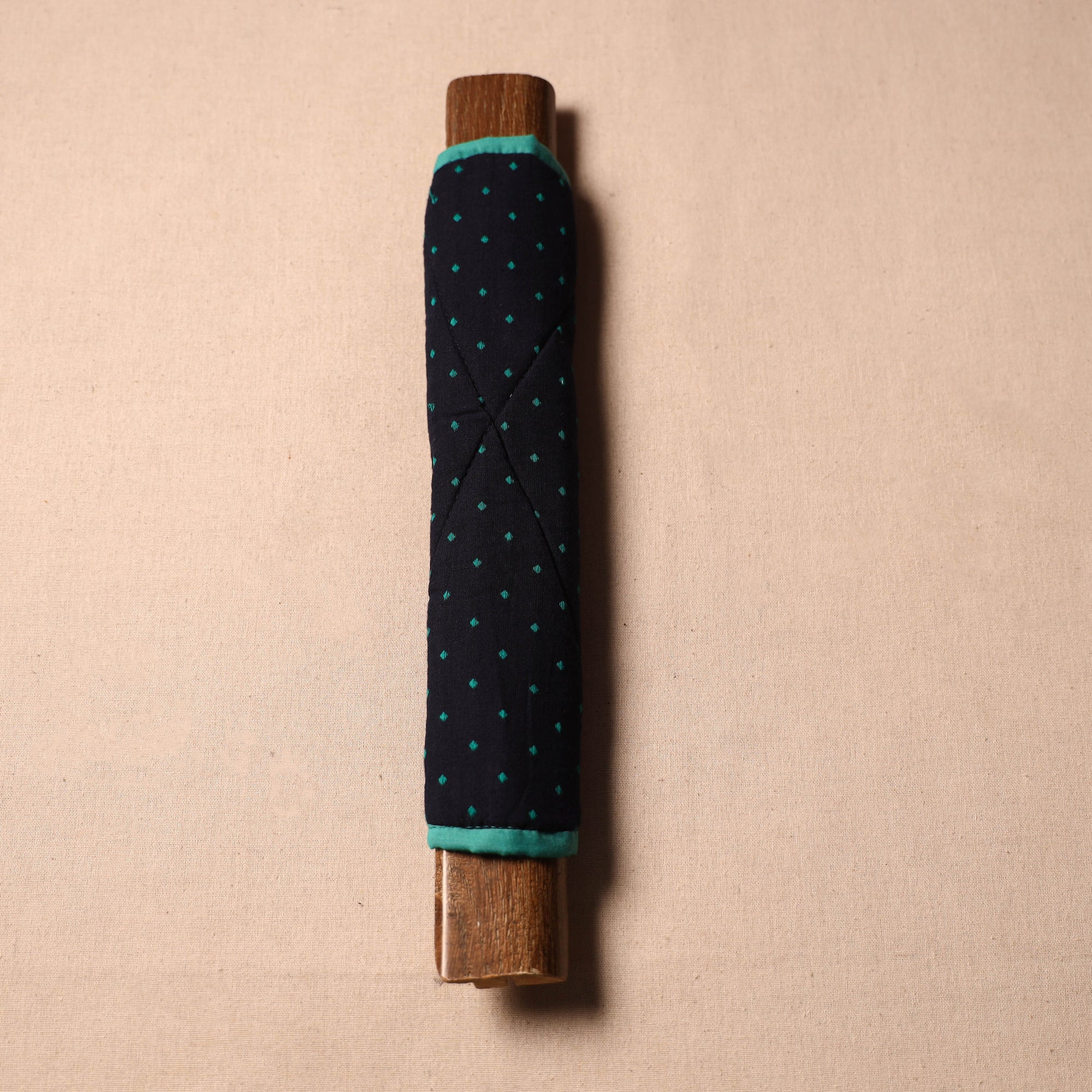 JALPARI Black - Handmade Cotton Fridge Handle Cover 88
