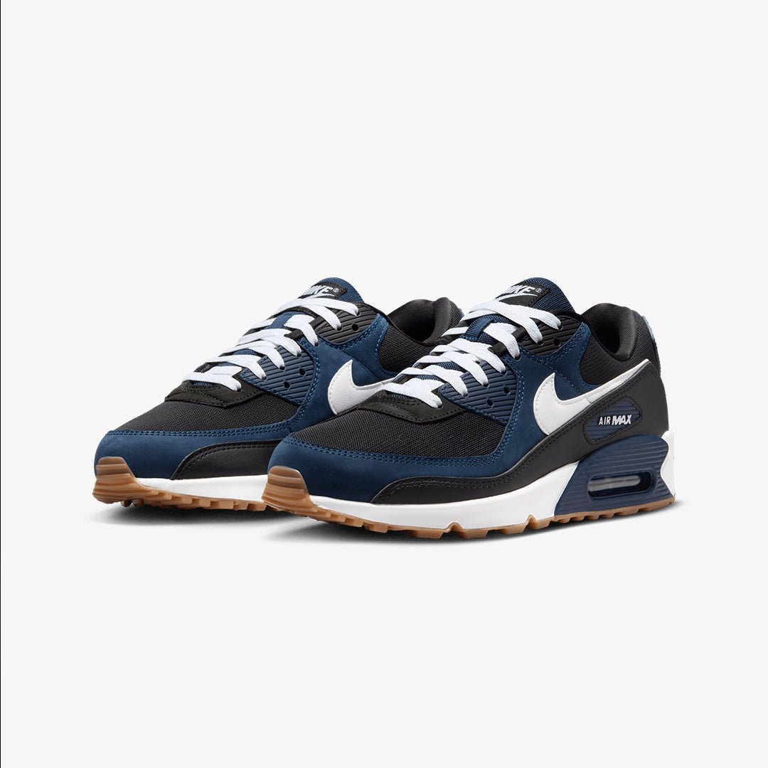 Nike | AIR MAX 90 { MIDNIGHT NAVY/WHITE-BLACK-GUM MED BROWN