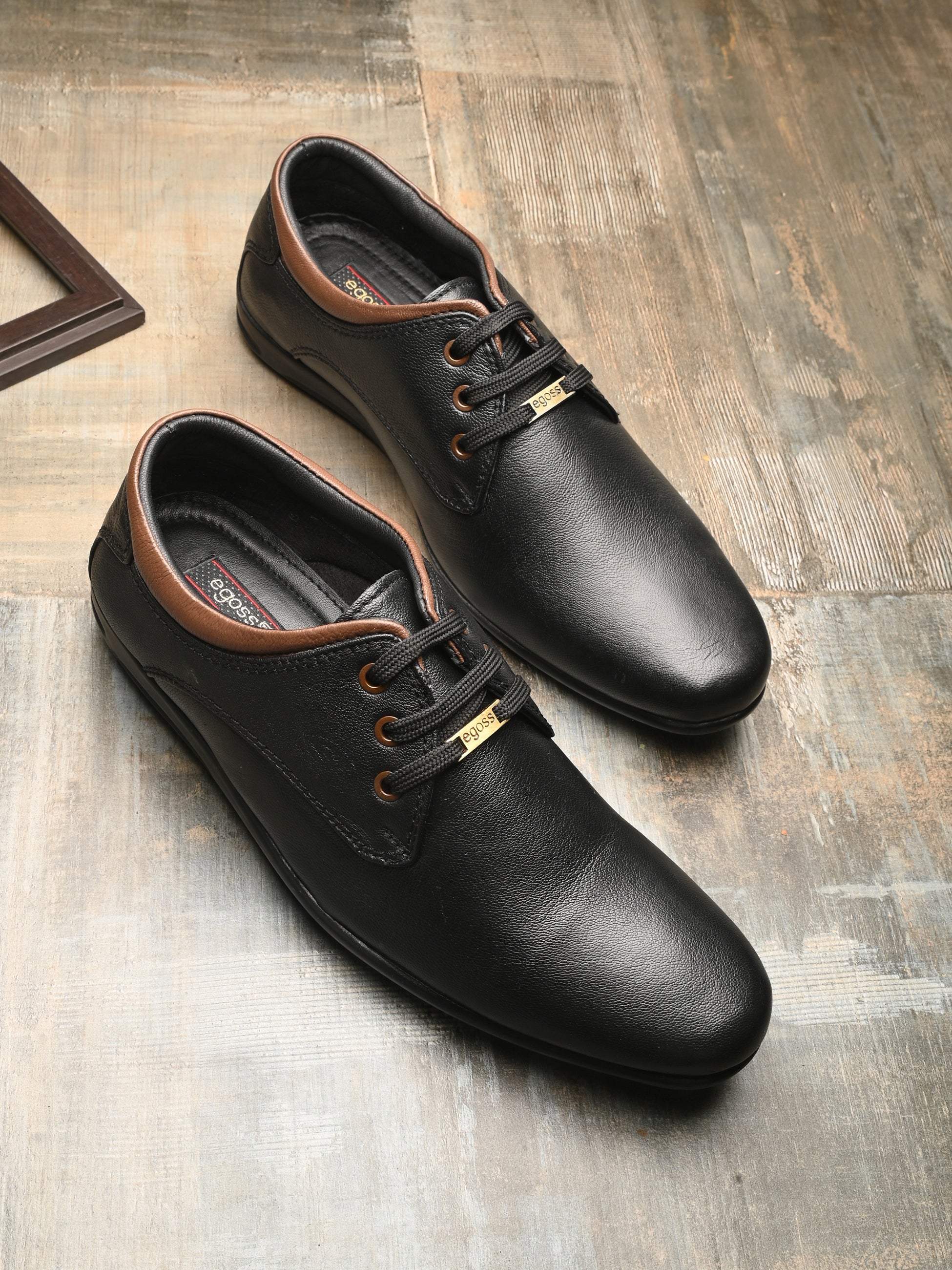 egoss-shoes Egoss Casual Leather Derby Lace Up For Men - view 10