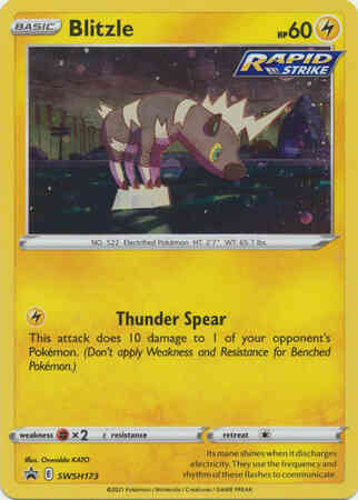 Promo swshp-swsh173 cosmos – Pokémon Blitzle - SWSH173 - Promo [SWSHP-SWSH173] [Cosmos Holo]