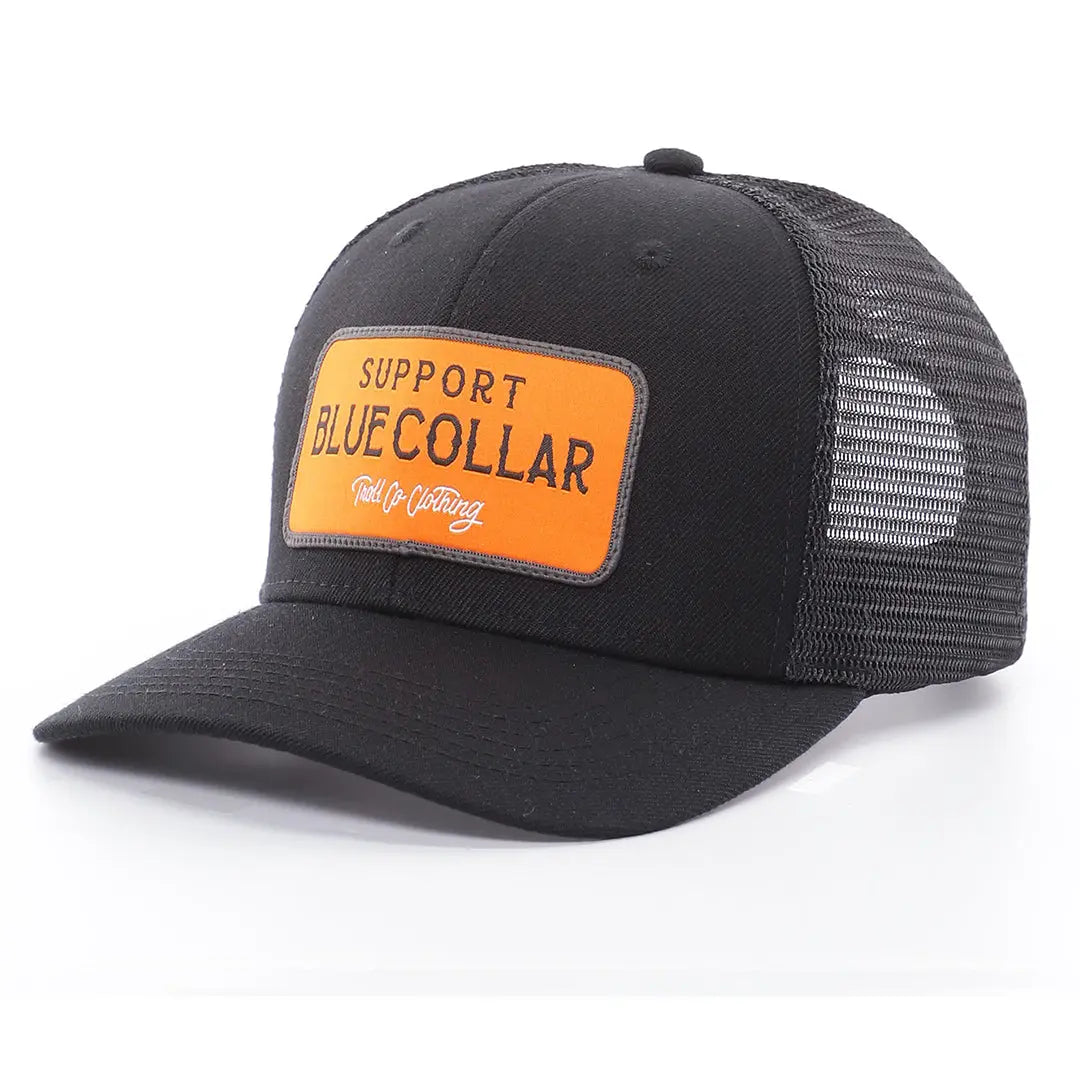 Radial Fortify Meshback Hat – Black Orange
