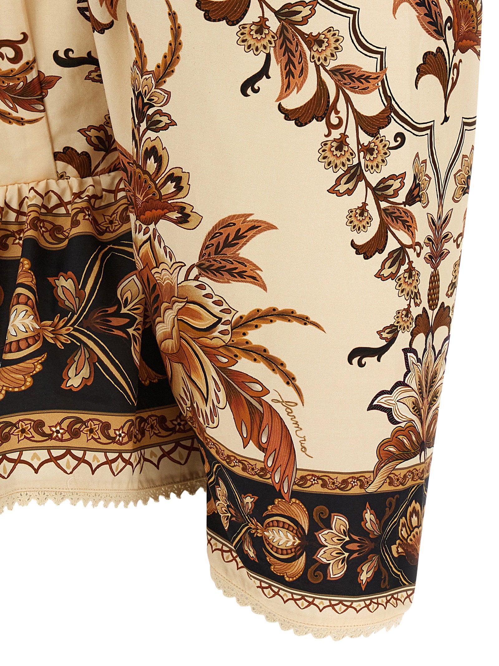 Farm Rio Majestic Garden Sand Blouse – 100% cotton - view 4