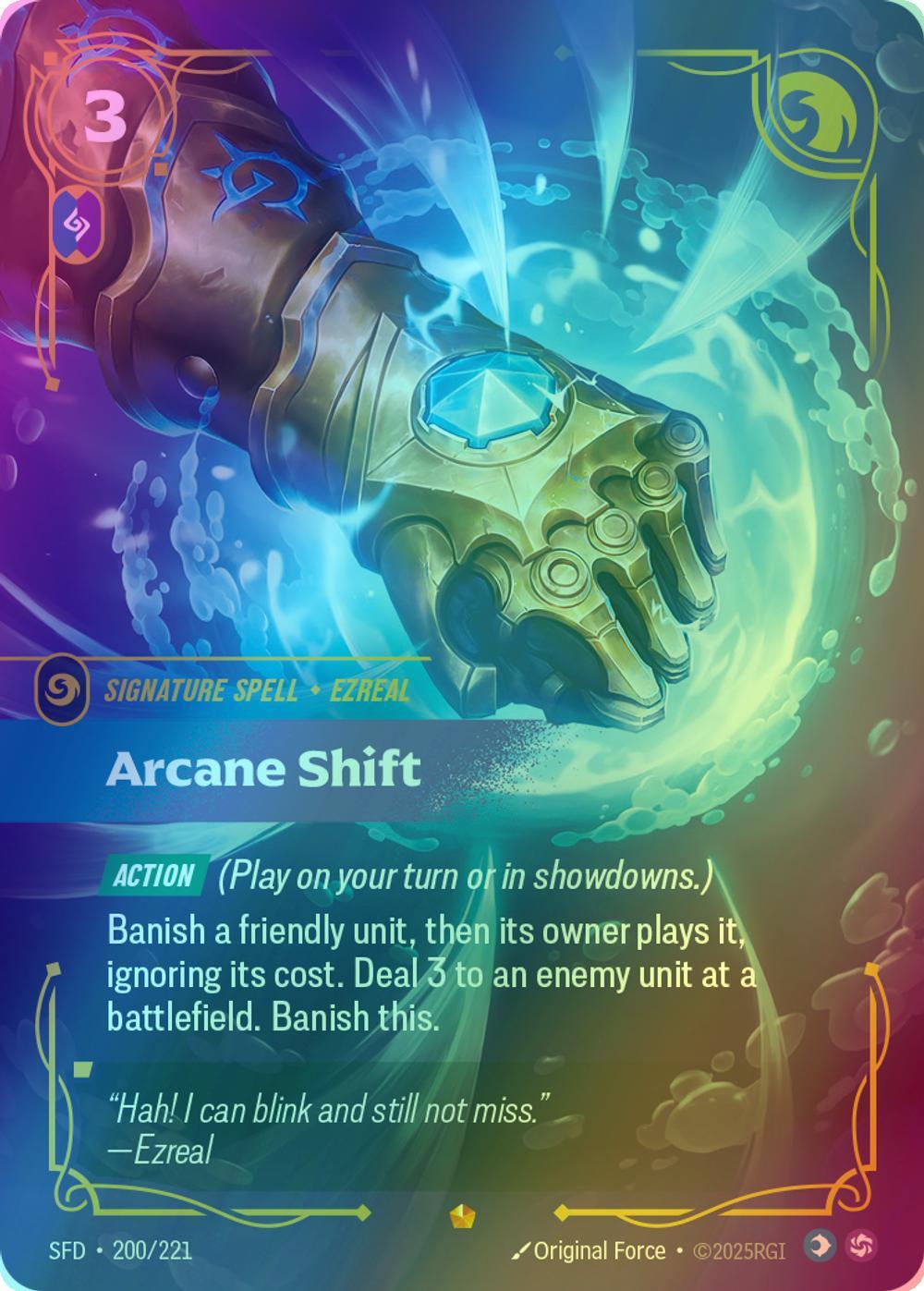 221 spiritforged foil – Riftbound Arcane Shift - 200/221 [Spiritforged] [Foil]