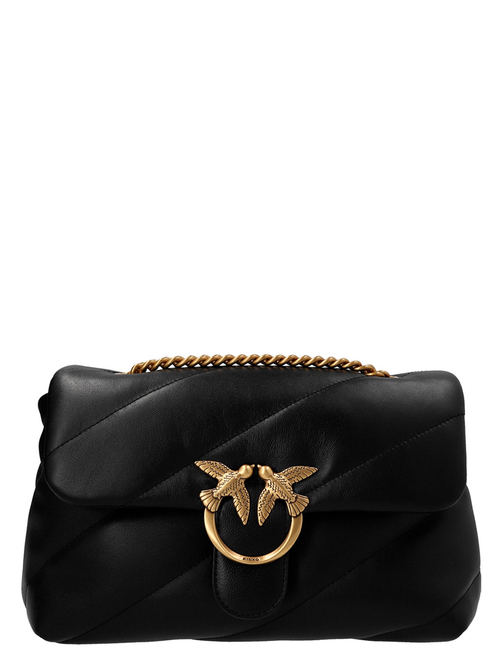 Pinko Classic Love Puff Crossbody Bag – 100% lamb leather