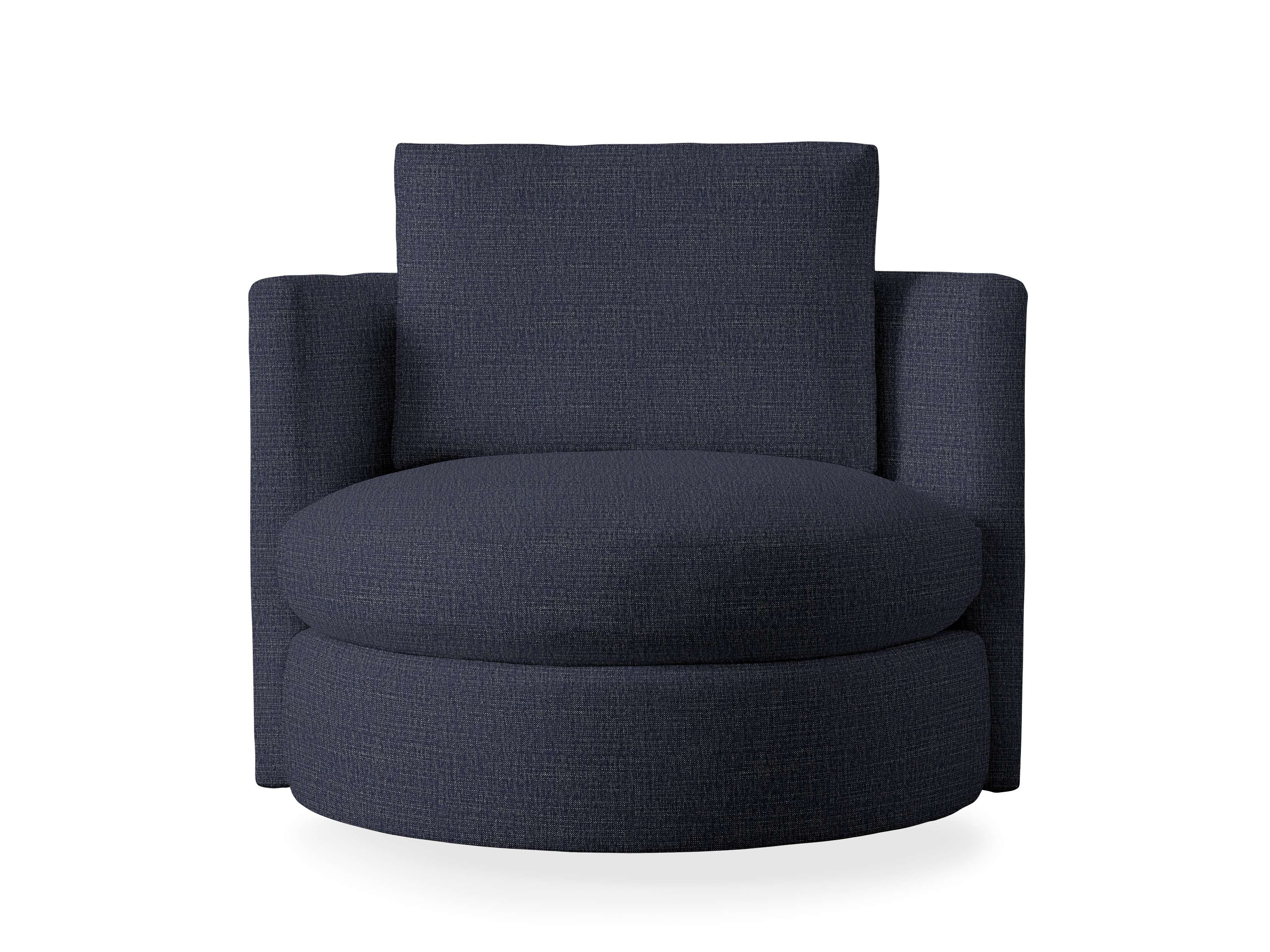 Arhaus Kipton Curved Swivel Chair