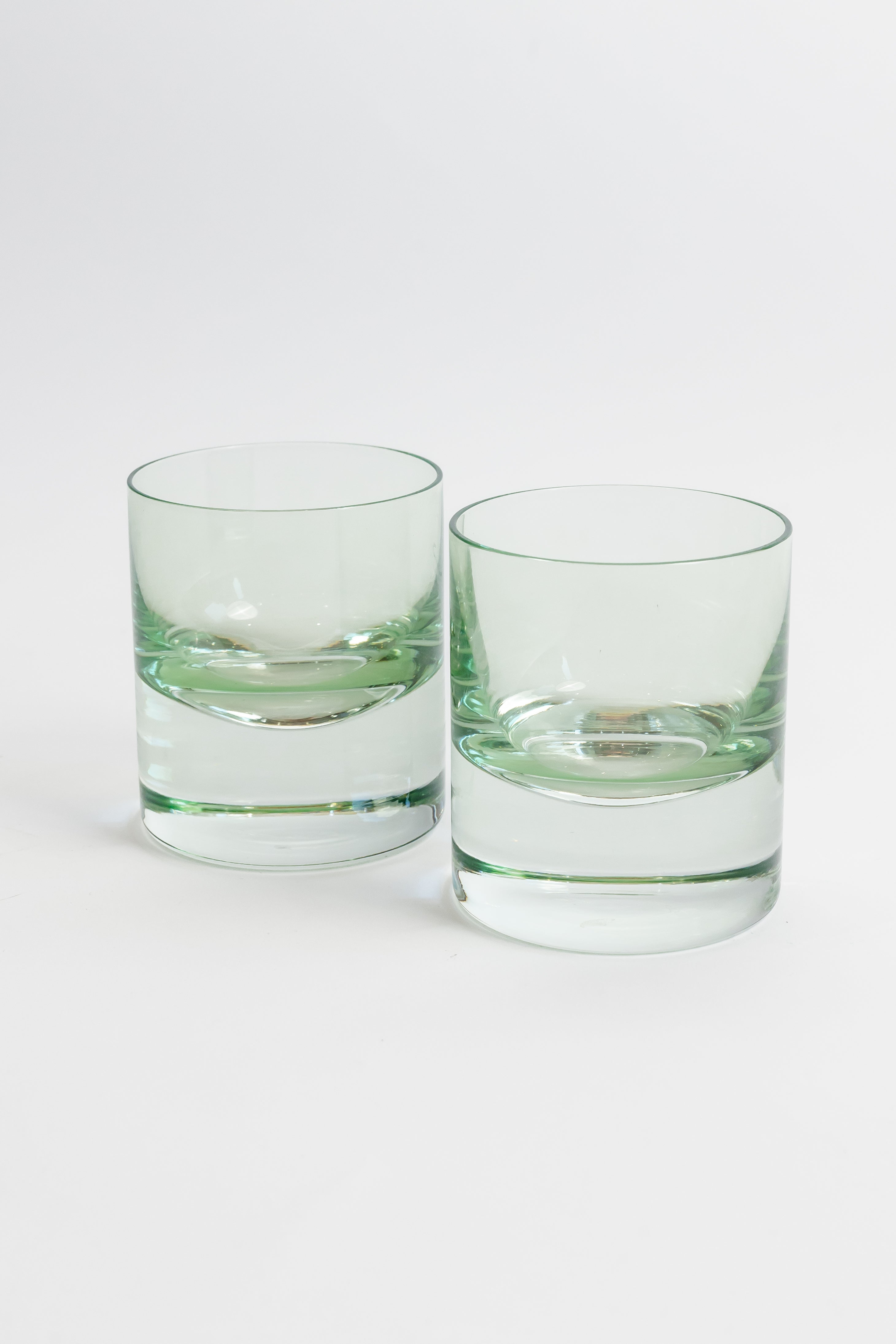 Estelle Colored Glass Estelle Colored Rocks Glass - Set of 2 {Mint Green} - view 2