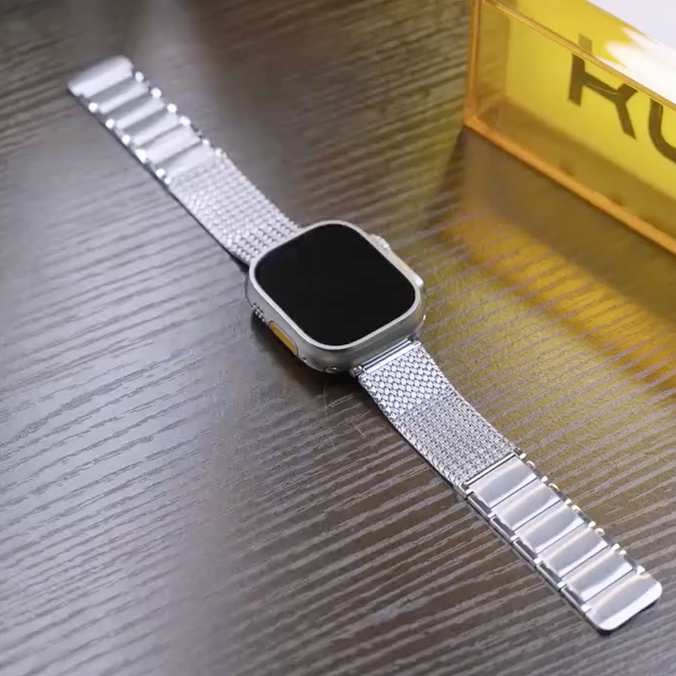 Million Cases Luxury Steel Magnet Clasp Strap for Apple Watch