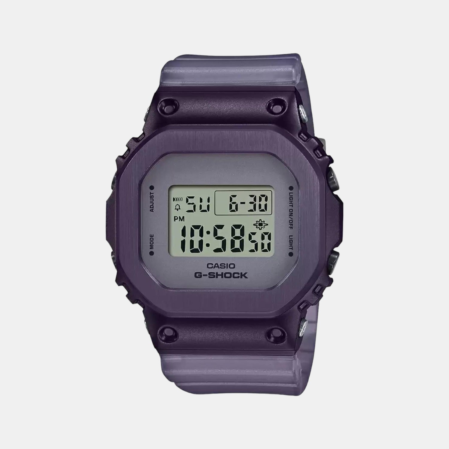 Casio G-Shock Women Quartz Grey Dial Digital Resin Watch G1222