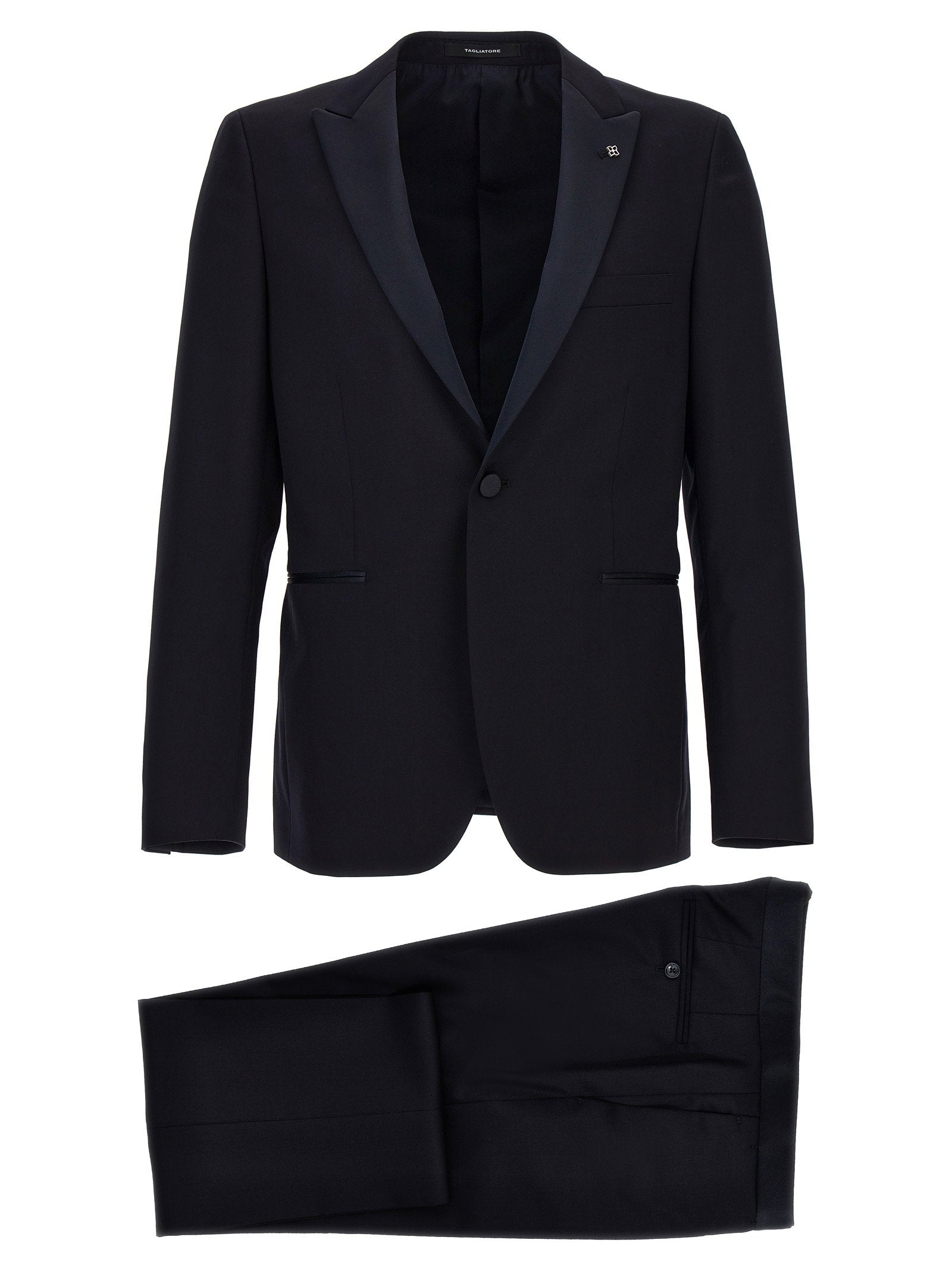 Tagliatore Tuxedo Dress – 100% virgin wool