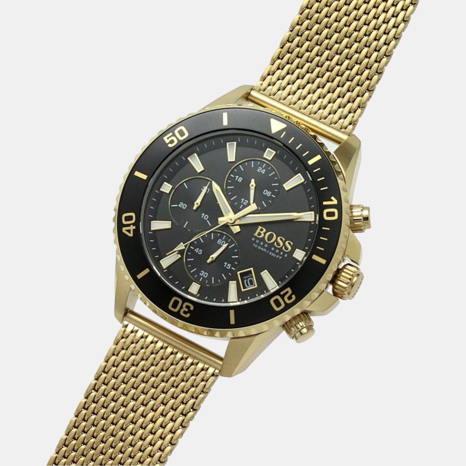 Boss Admiral Men Quartz Black Dial Chronograph Stainless Steel Watch 1513906 - view 6