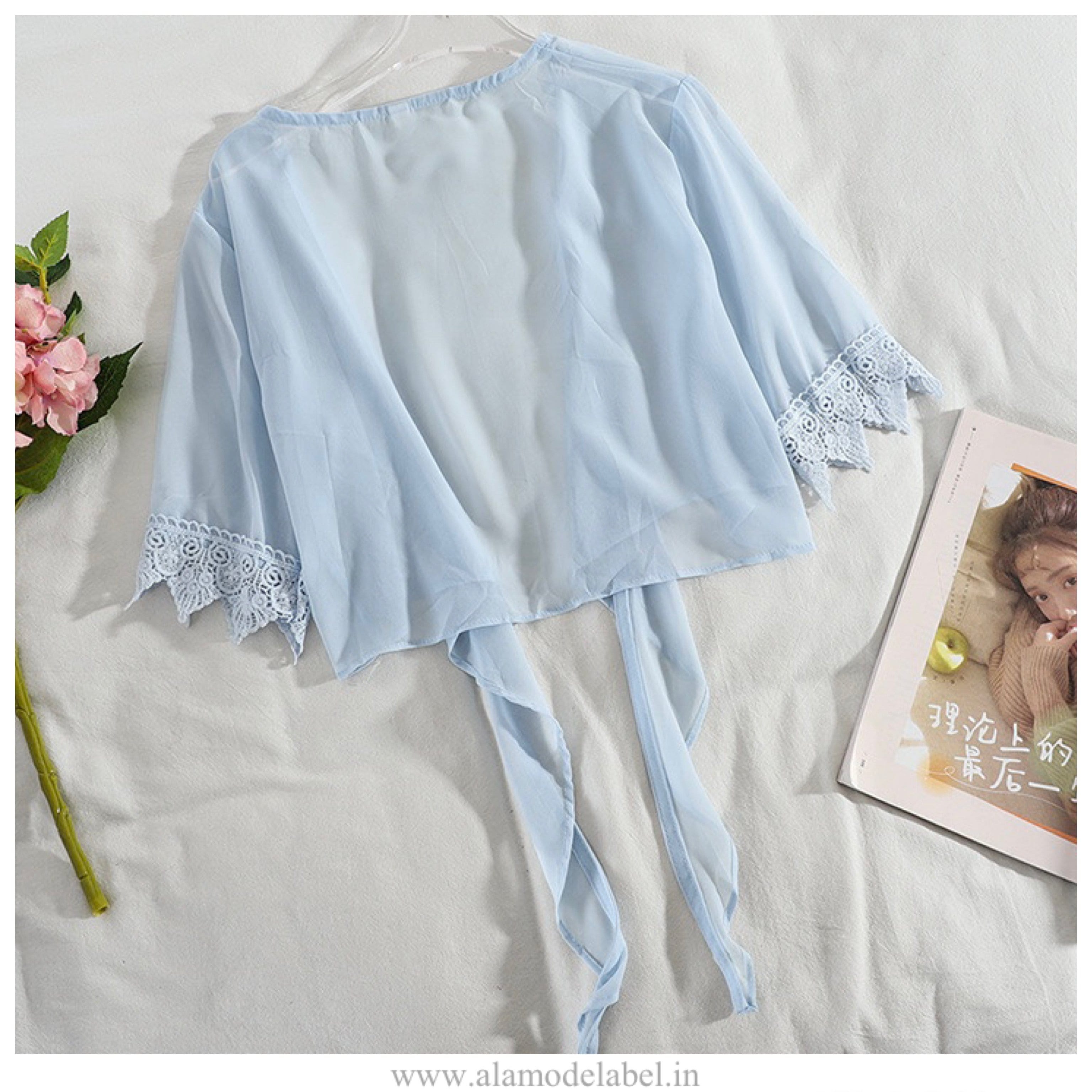 Alamode By Akanksha Pilbury Dress and Cape - view 6