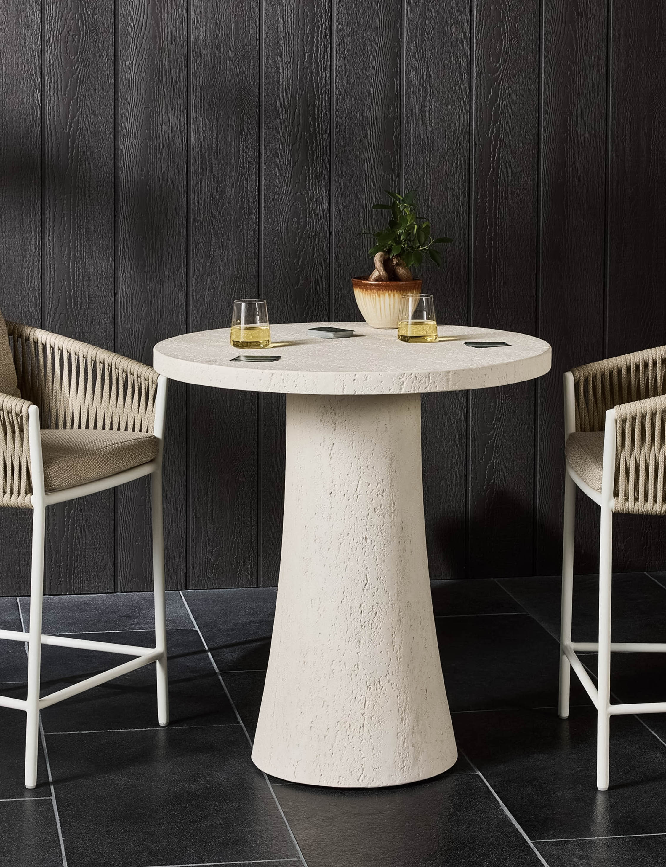 Lulu and Georgia Calais Outdoor Round Counter Table - view 2