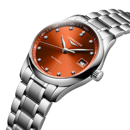 Longines Master Collection Orange Dial Women 34mm - view 2