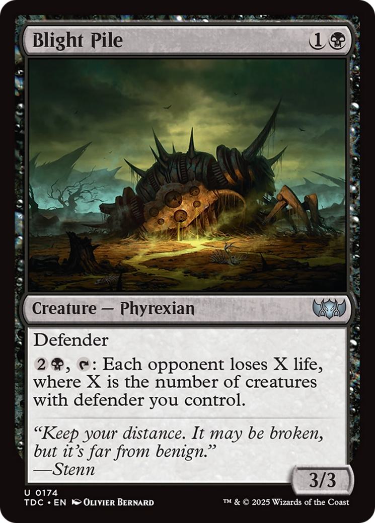 Blight pile 174 – Magic Blight Pile [174] [Tarkir: Dragonstorm: Commander] [Non-Foil]