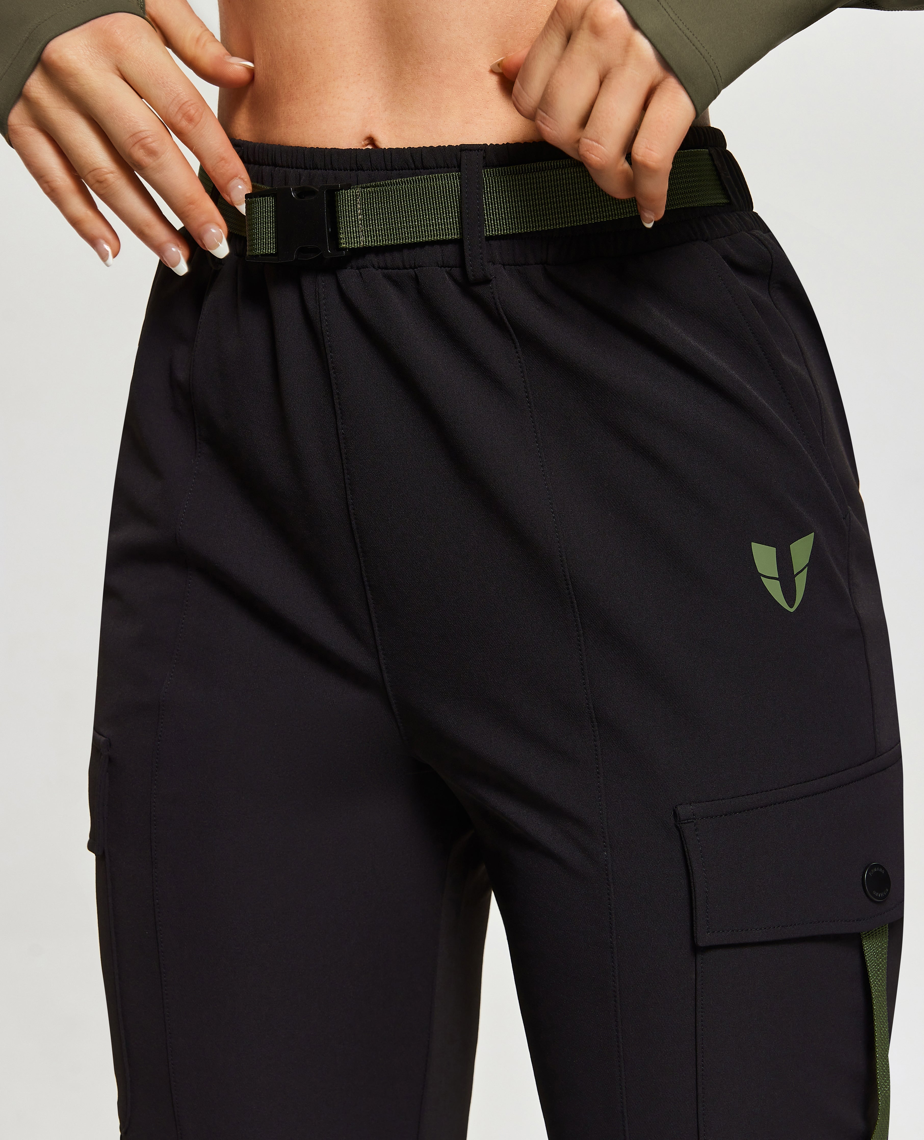 FIRM ABS Moto Active Ankle Pants - Black - view 5