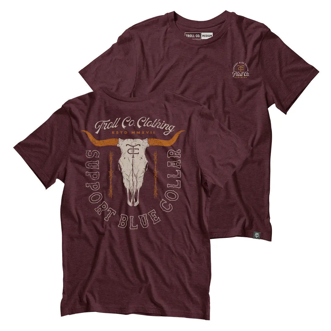 Radial Homestead Tee – Maroon