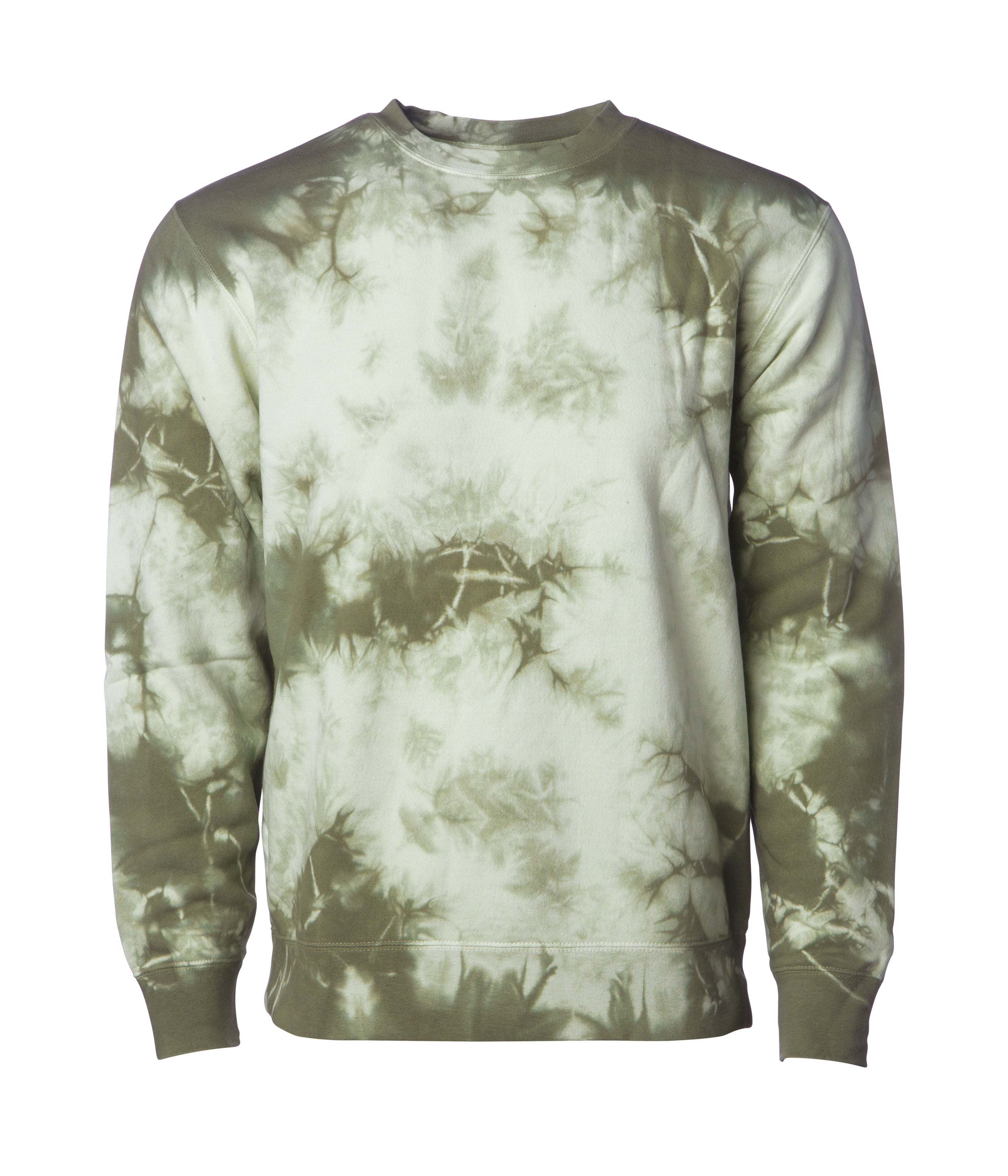 Independent Trading Company Unisex Midweight Tie Dye Crew