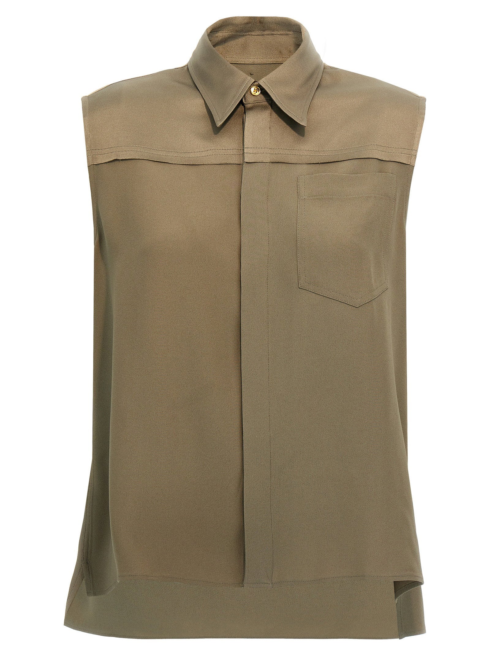 Ami Paris Viscose Shirt – 71% acetate, 29% viscose