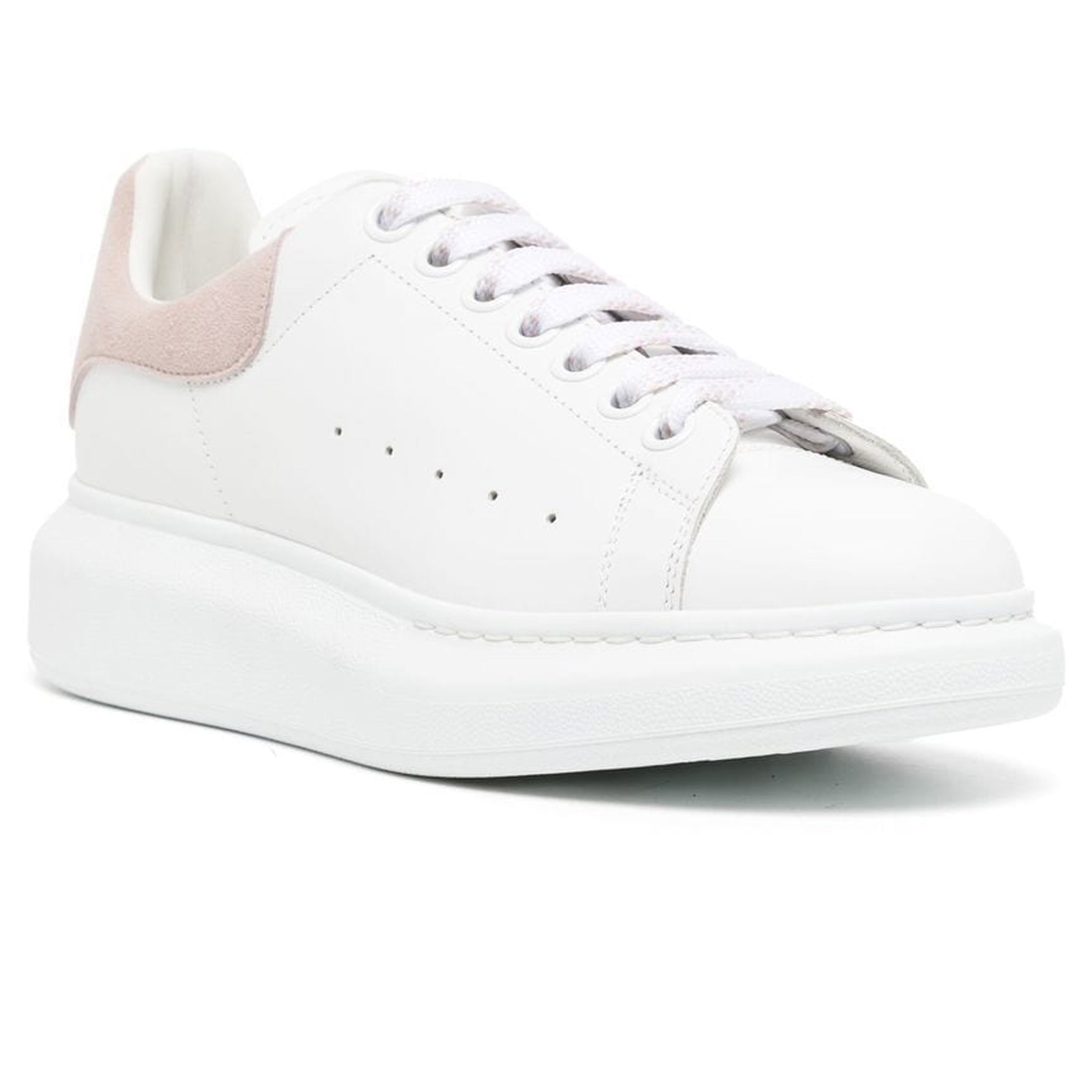 Alexander Mcqueen Raised Sole White Pink Sneaker - view 2
