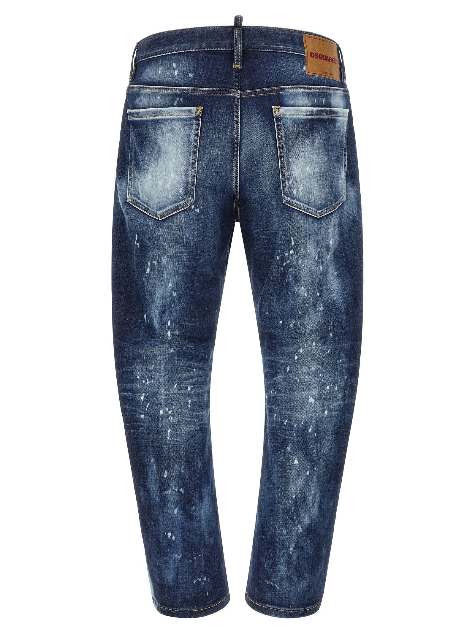 Dsquared2 Bro Jeans With Paint Details – 98% cotton, 2% elastane - view 2