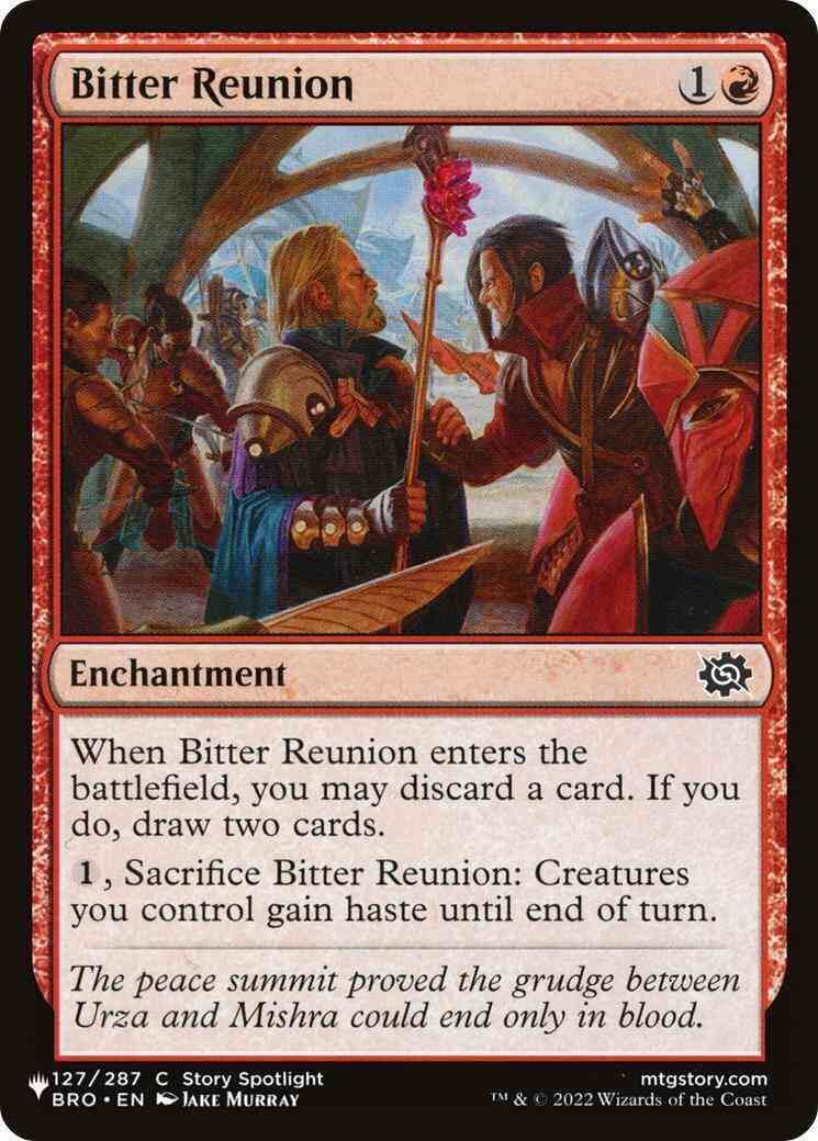 Bitter reunion bro-127 – Magic Bitter Reunion [BRO-127] [The List] [Non-Foil]