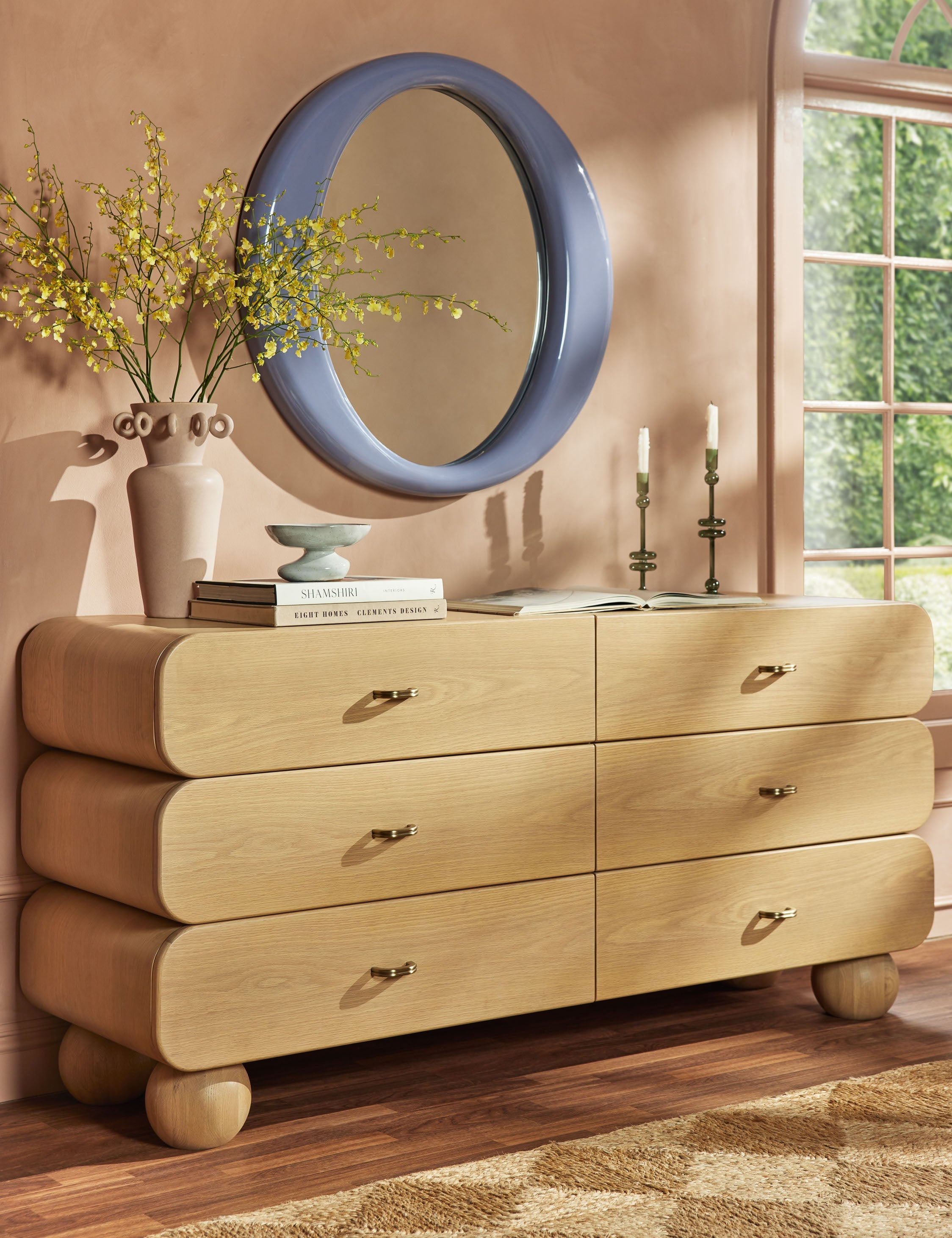 Lulu and Georgia Barberi 6-Drawer Dresser – Light Oak - view 2