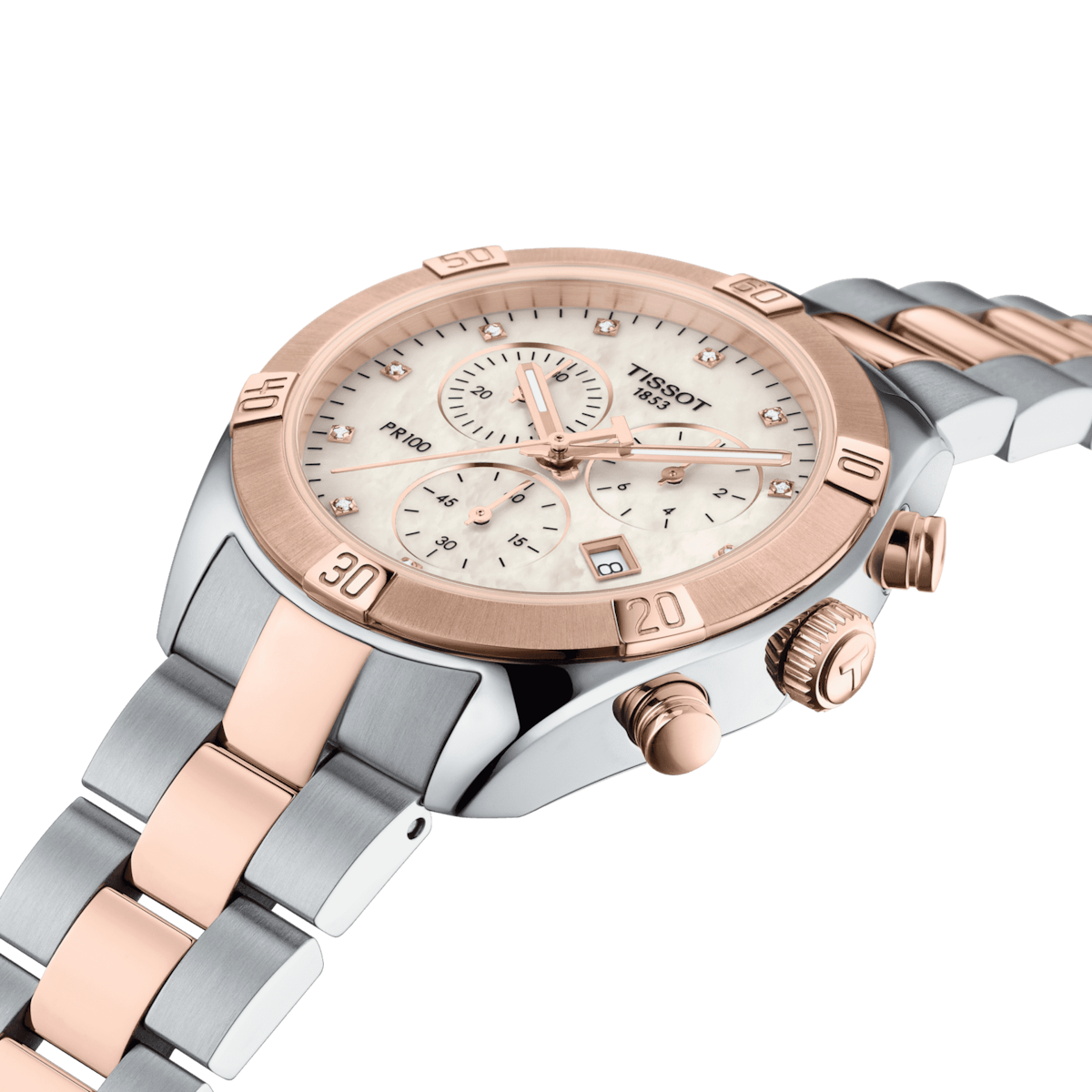 Tissot T-Classic White Mother-Of-Pearl Dial Women 38mm - view 2