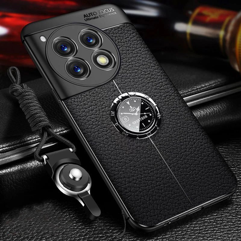 Million Cases Leather Craft Clock Inspired Case - OnePlus - view 11