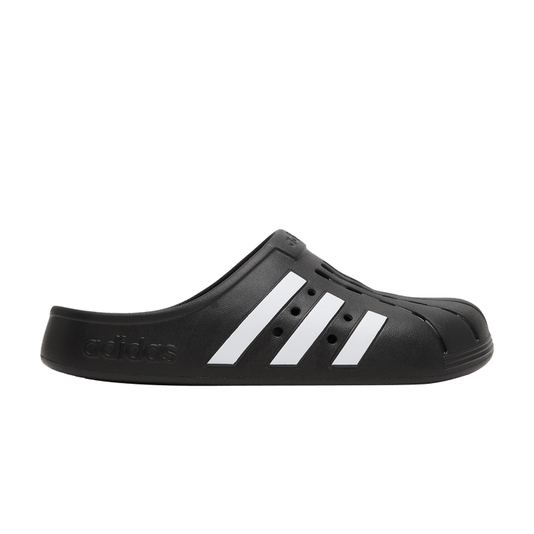 adidas Adilette Clogs Core Black Cloud White