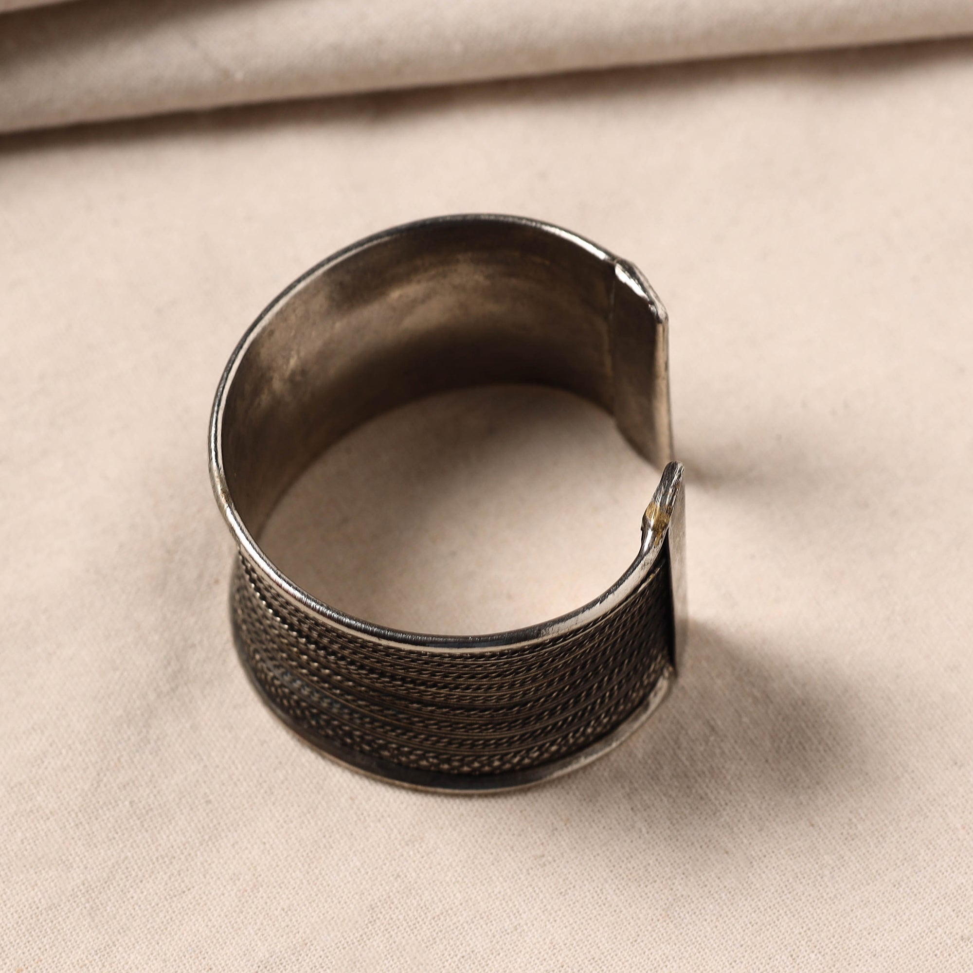 WHITE RIVER STORIES Antique Finish German Silver Oxidised Bracelet 45 - view 2