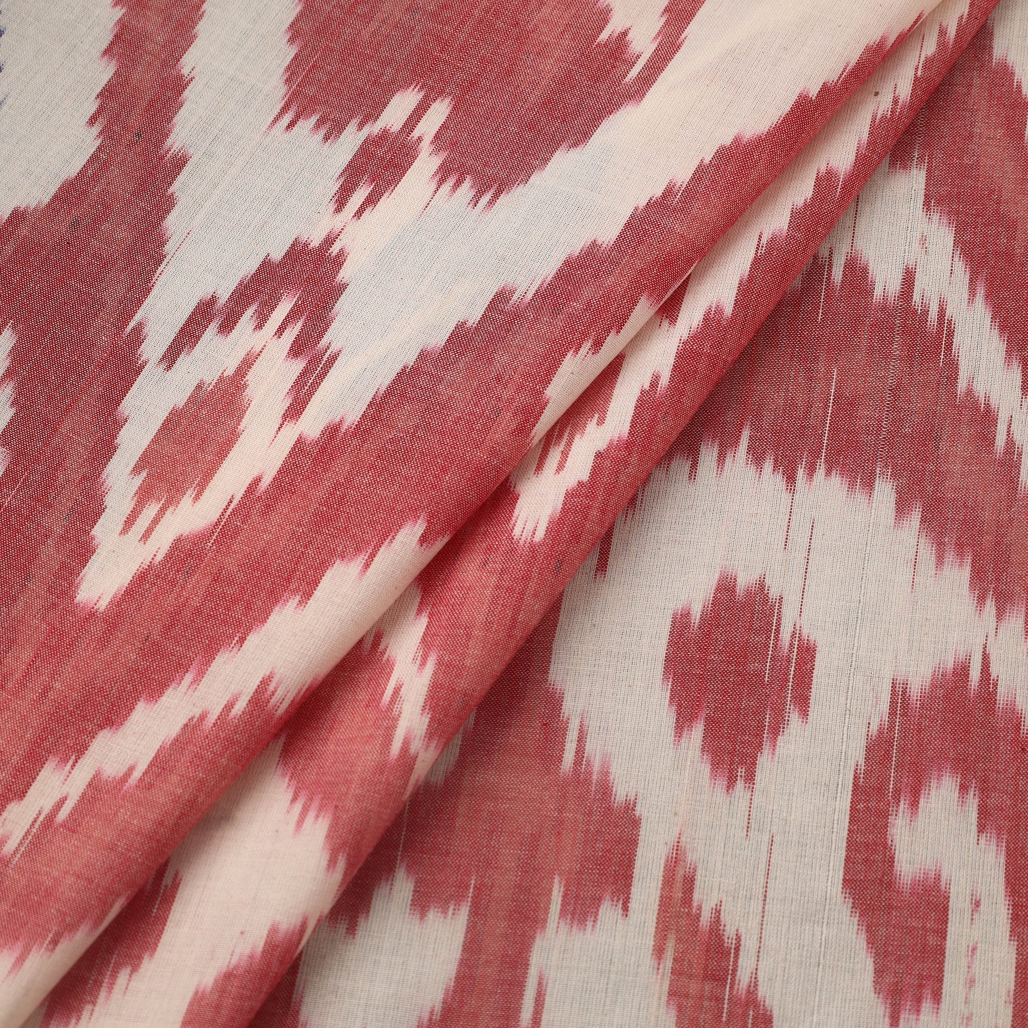IKAT WEAVES BY EDEM CHANDANA Beige - Cotton Central Asian Pochampally Ikat Fabric 01 - view 2