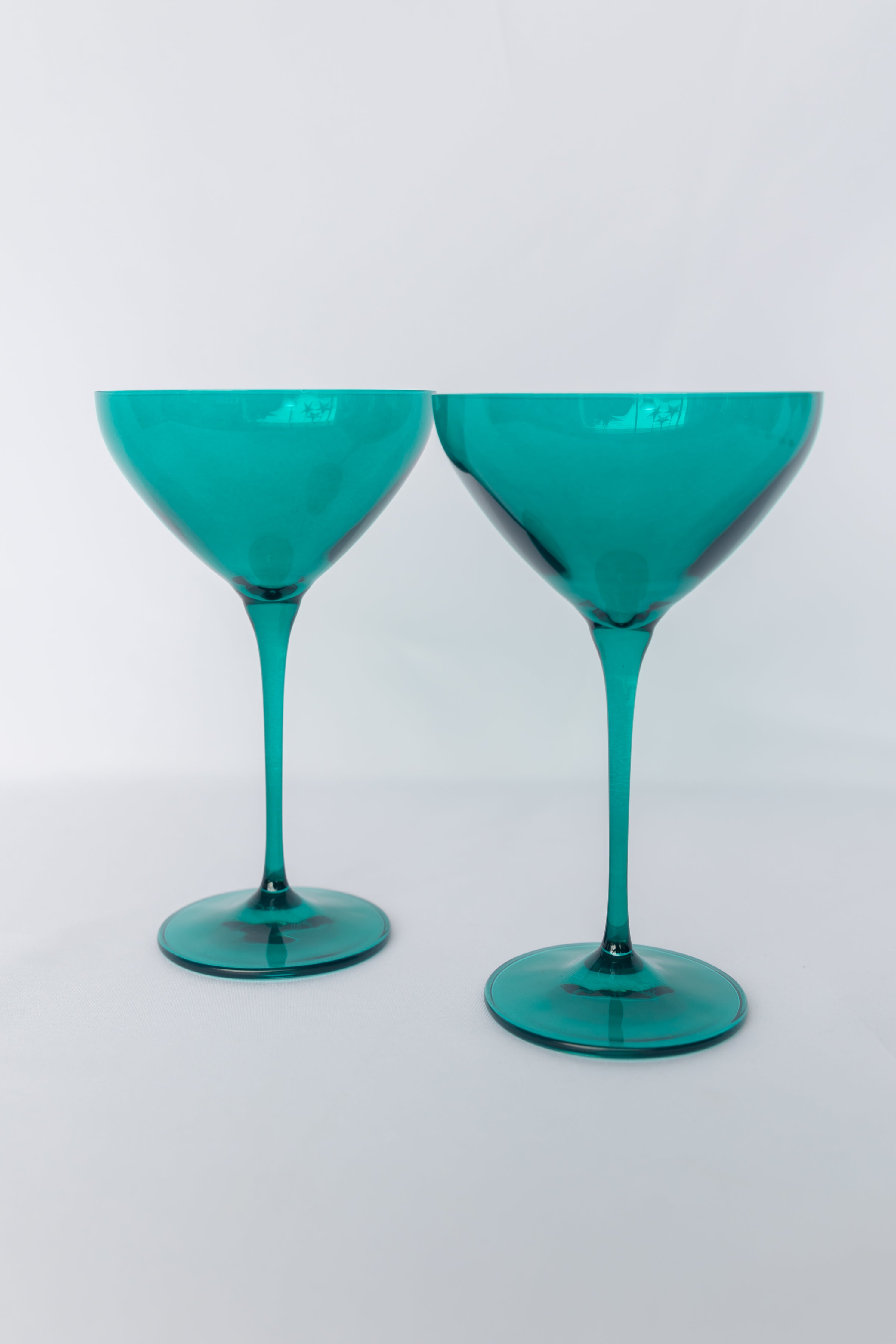Estelle Colored Glass Estelle Colored Martini Glass - Set of 2 {Emerald Green}
