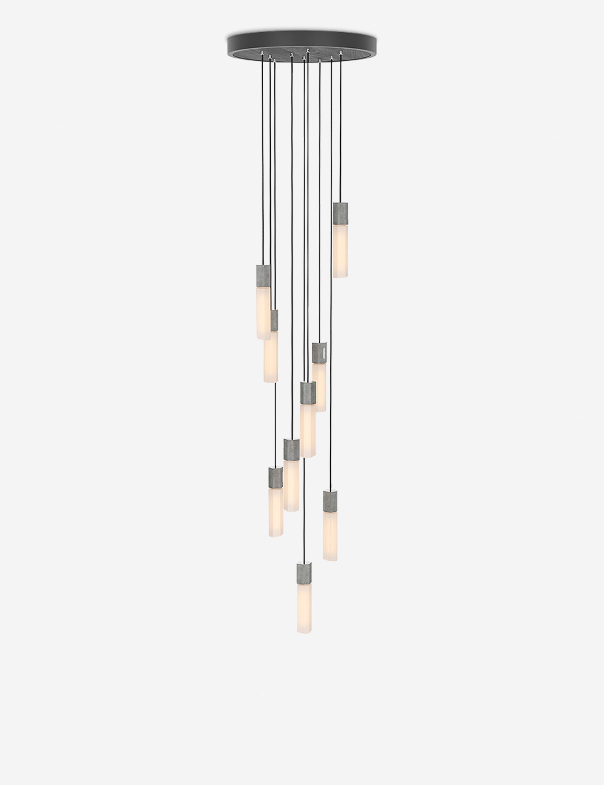 Lulu and Georgia Tala Basalt 9-Light Pendant Light - view 2
