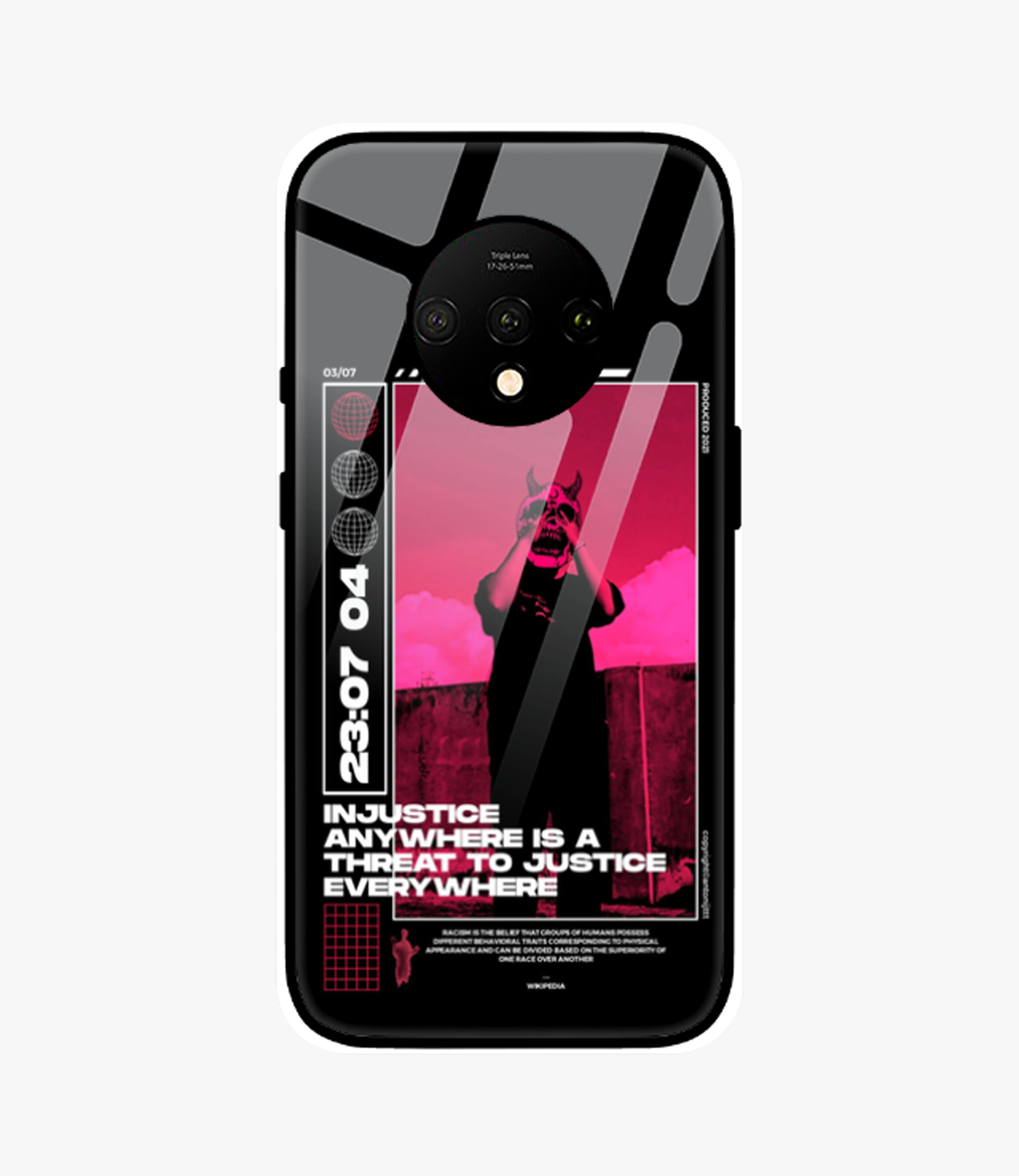 The Case Company Injustice Glass Case for Oneplus 7T