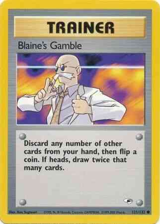 Unlimited gym1u-121 non-holo – Pokémon Blaine's Gamble - 121/132 - Common - Unlimited [gym1U-121] [Non-Holo]