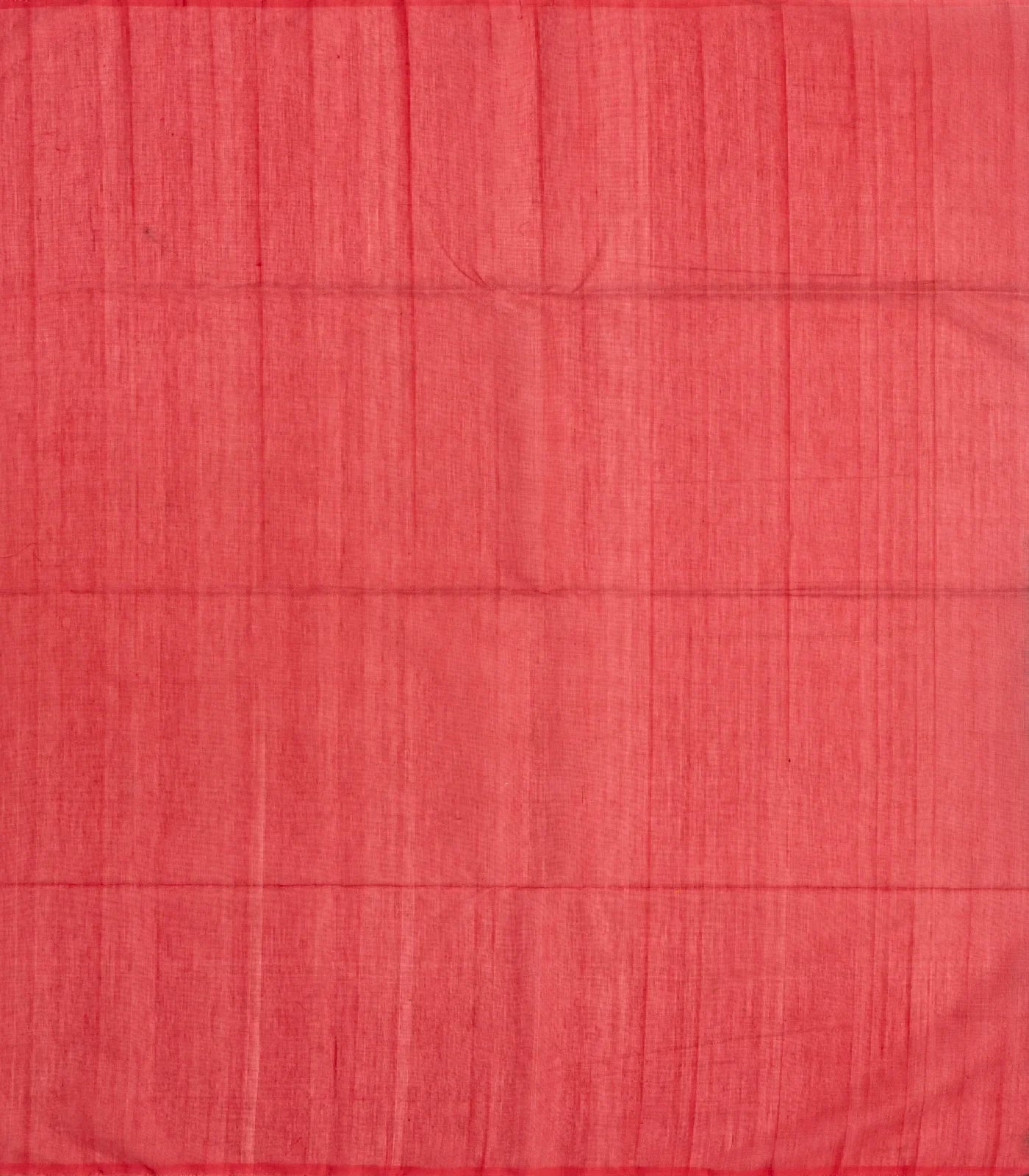 RmKV Teal Handloom Kora Silk Cotton Saree With Buttas & Hot Pink Pallu - view 4