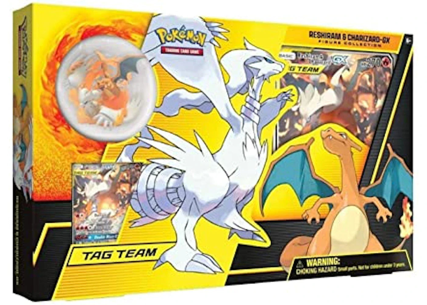 Pokémon 2019 Pokemon TCG Reshiram & Charizard GX Figure Collection