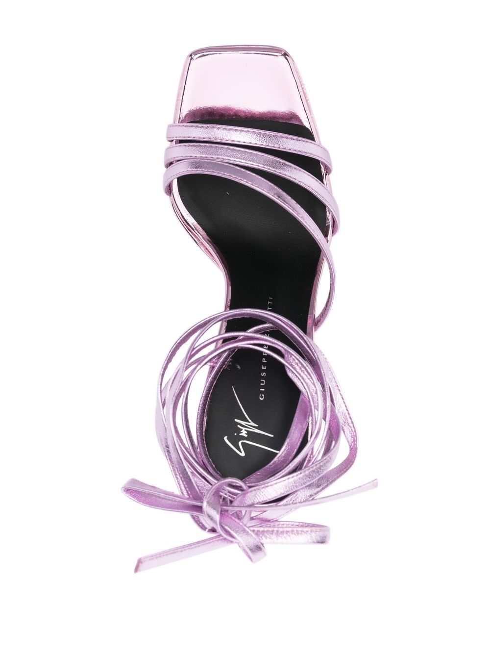Giuseppe Zanotti Metallic 125mm platform sandals - view 2